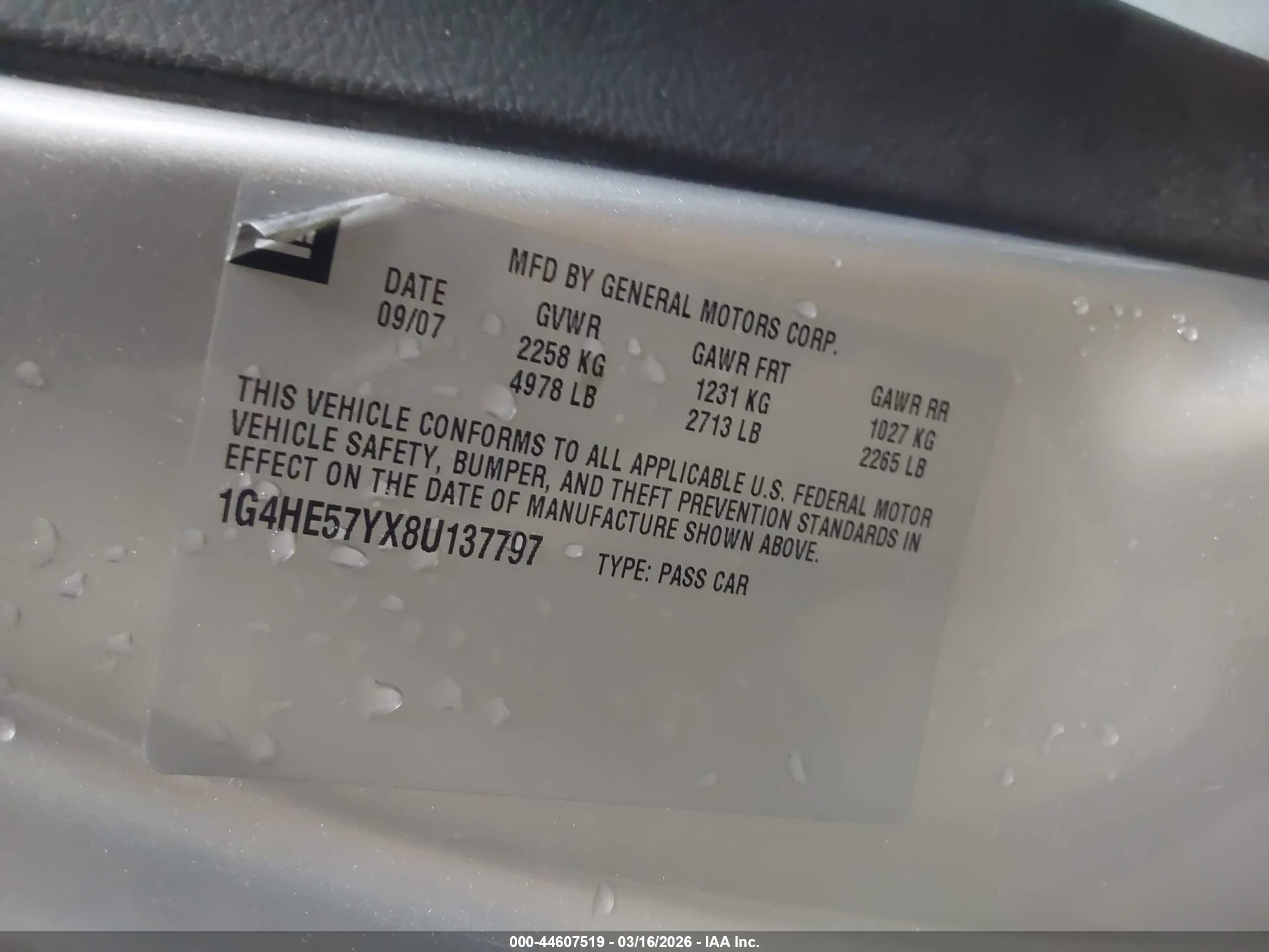 BUICK LUCERNE image 9