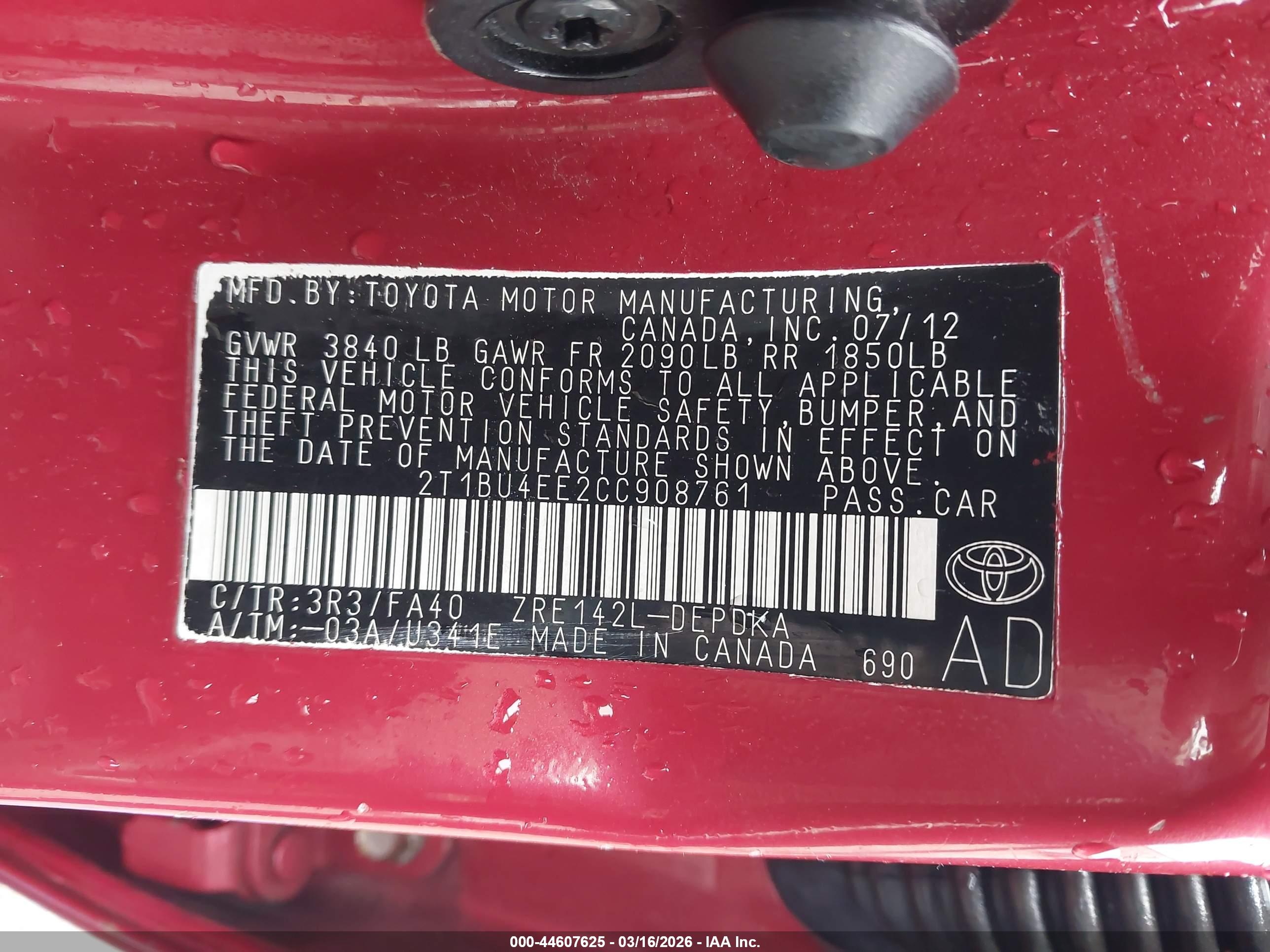 TOYOTA COROLLA image 9