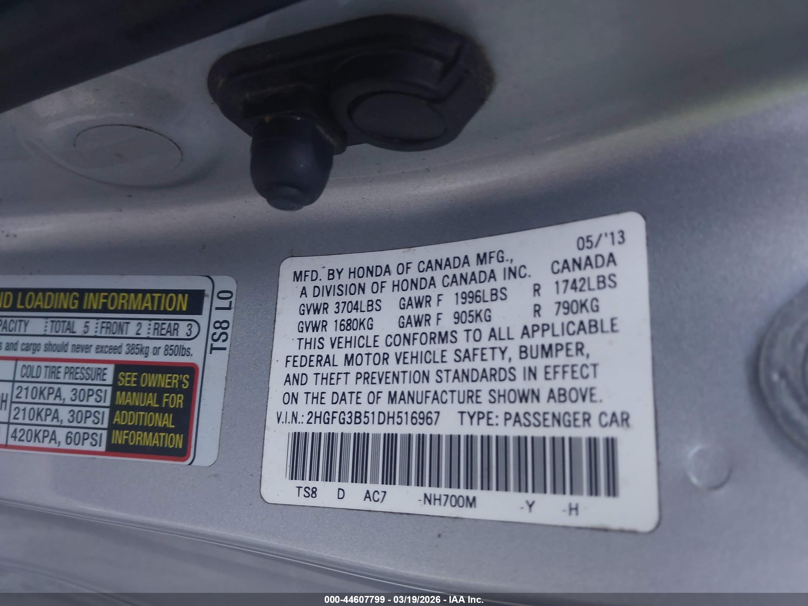 HONDA CIVIC image 9