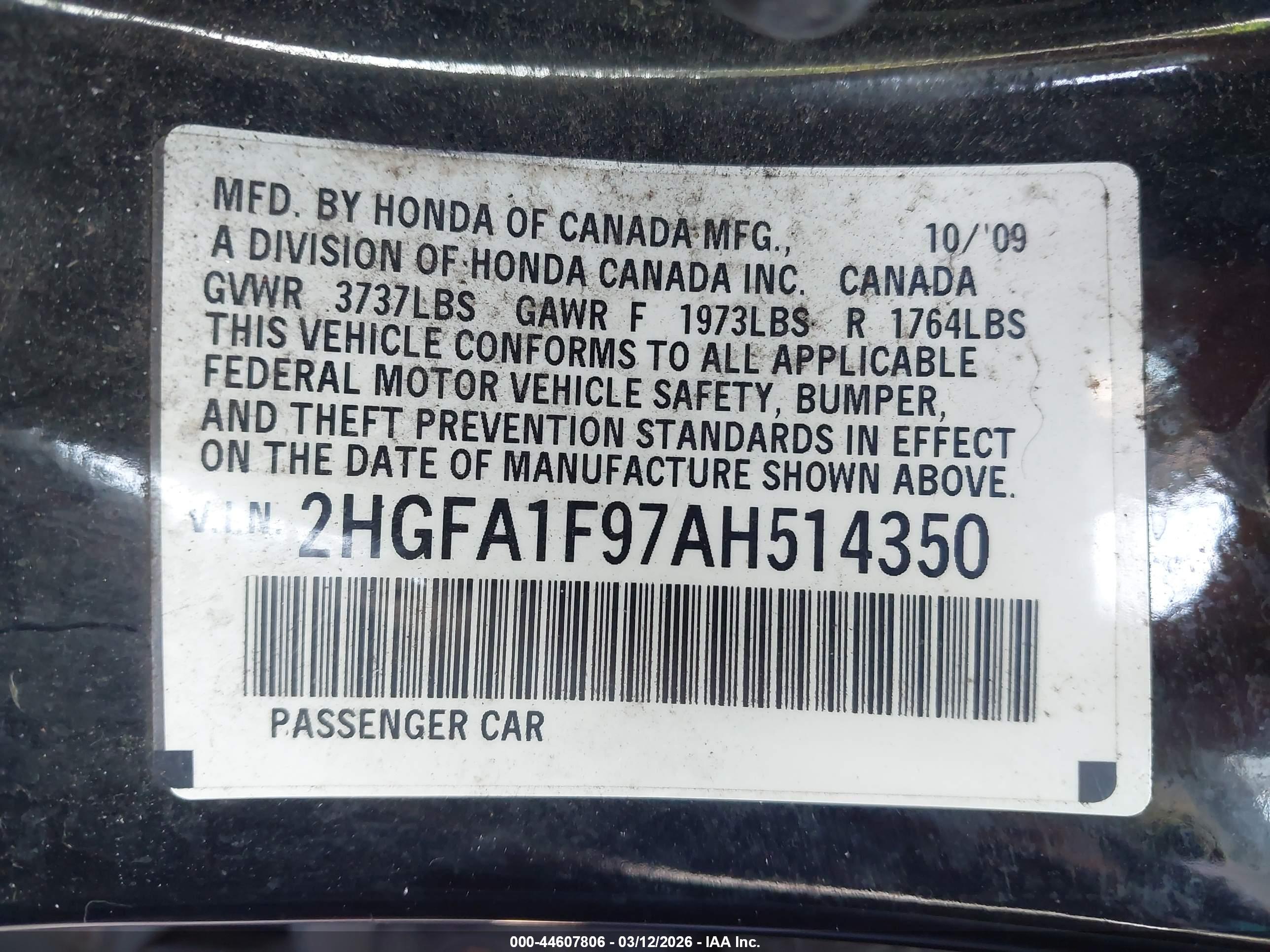 HONDA CIVIC image 9