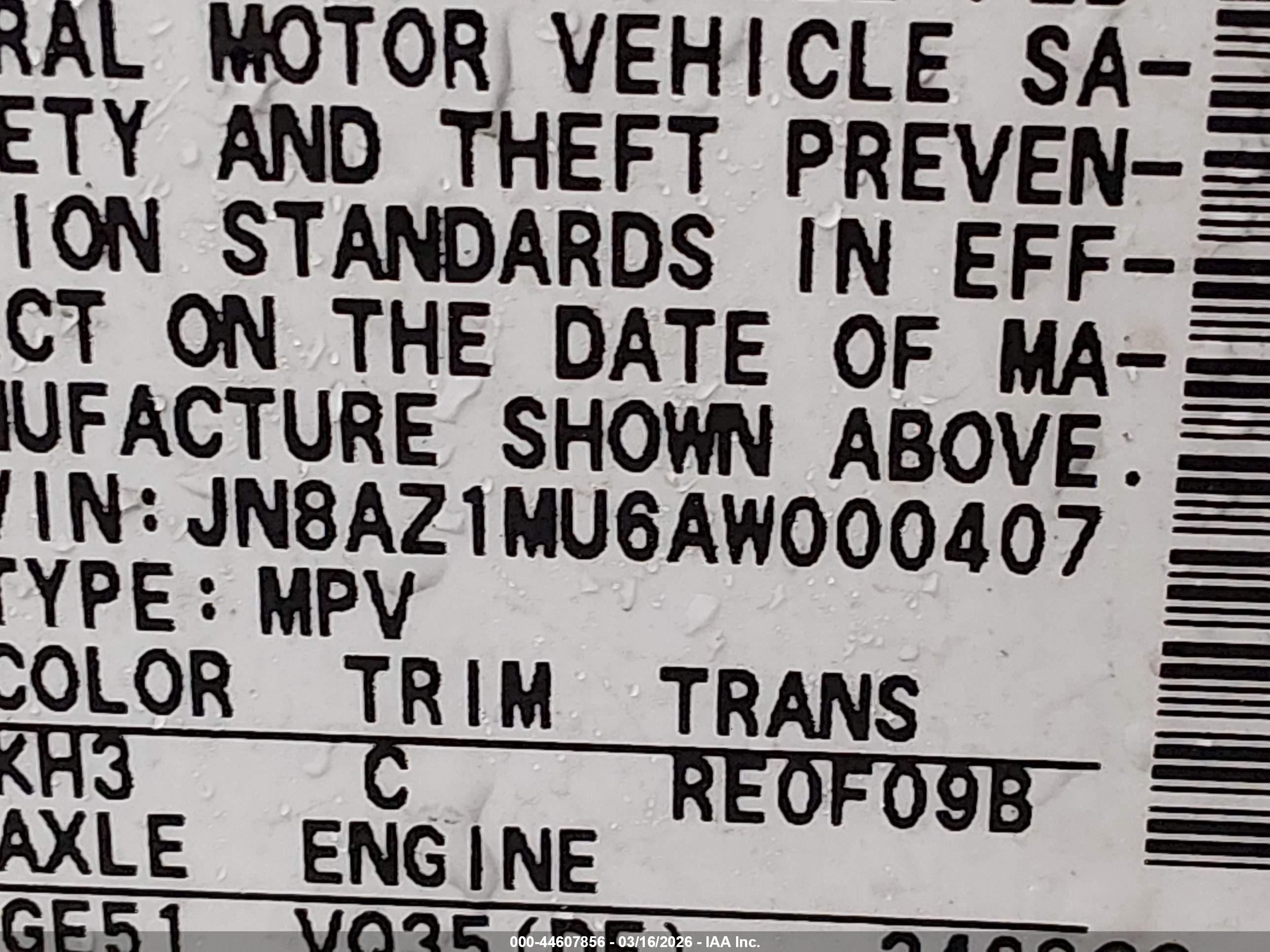 NISSAN MURANO image 9