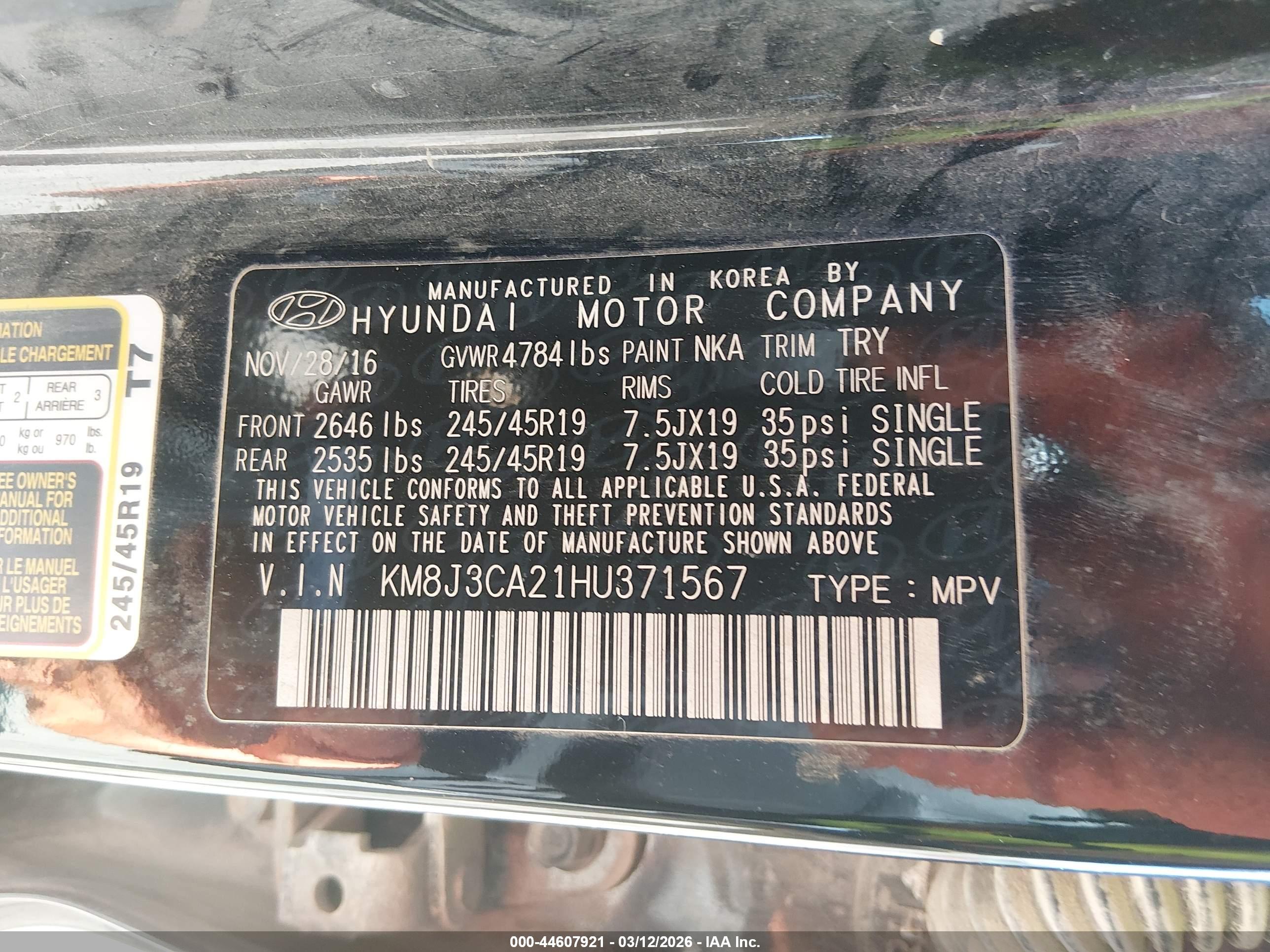 HYUNDAI TUCSON image 9