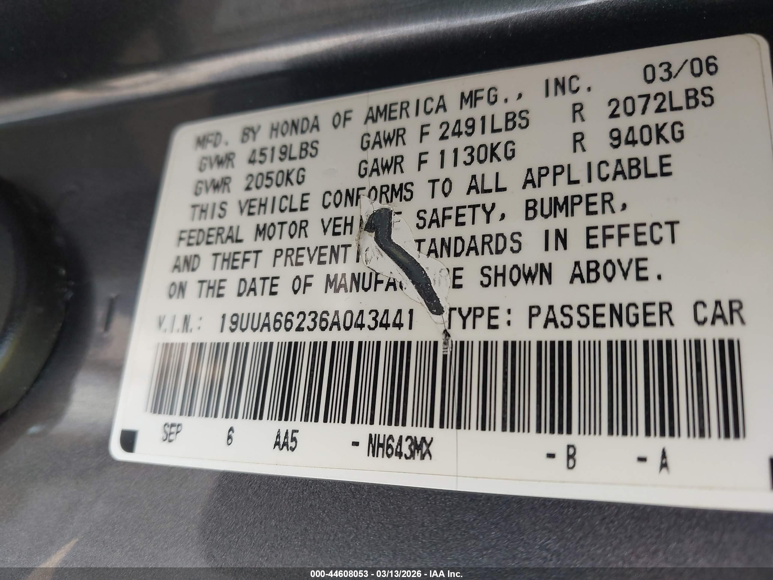 ACURA TL image 9