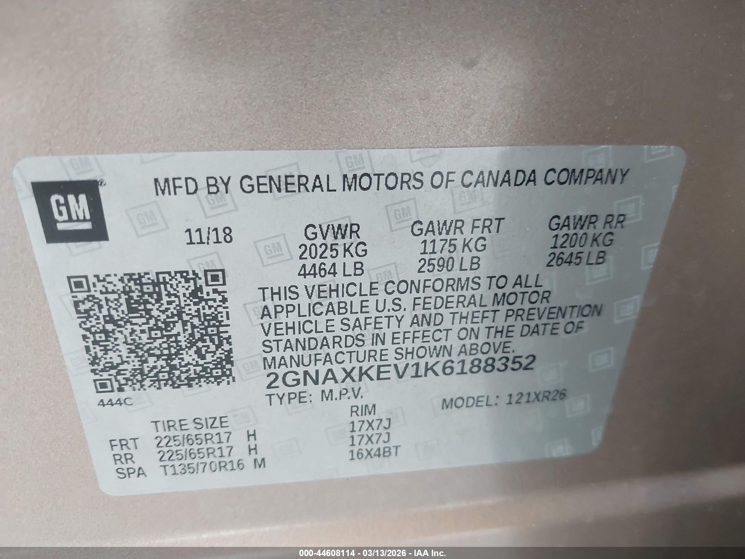 CHEVROLET EQUINOX image 9