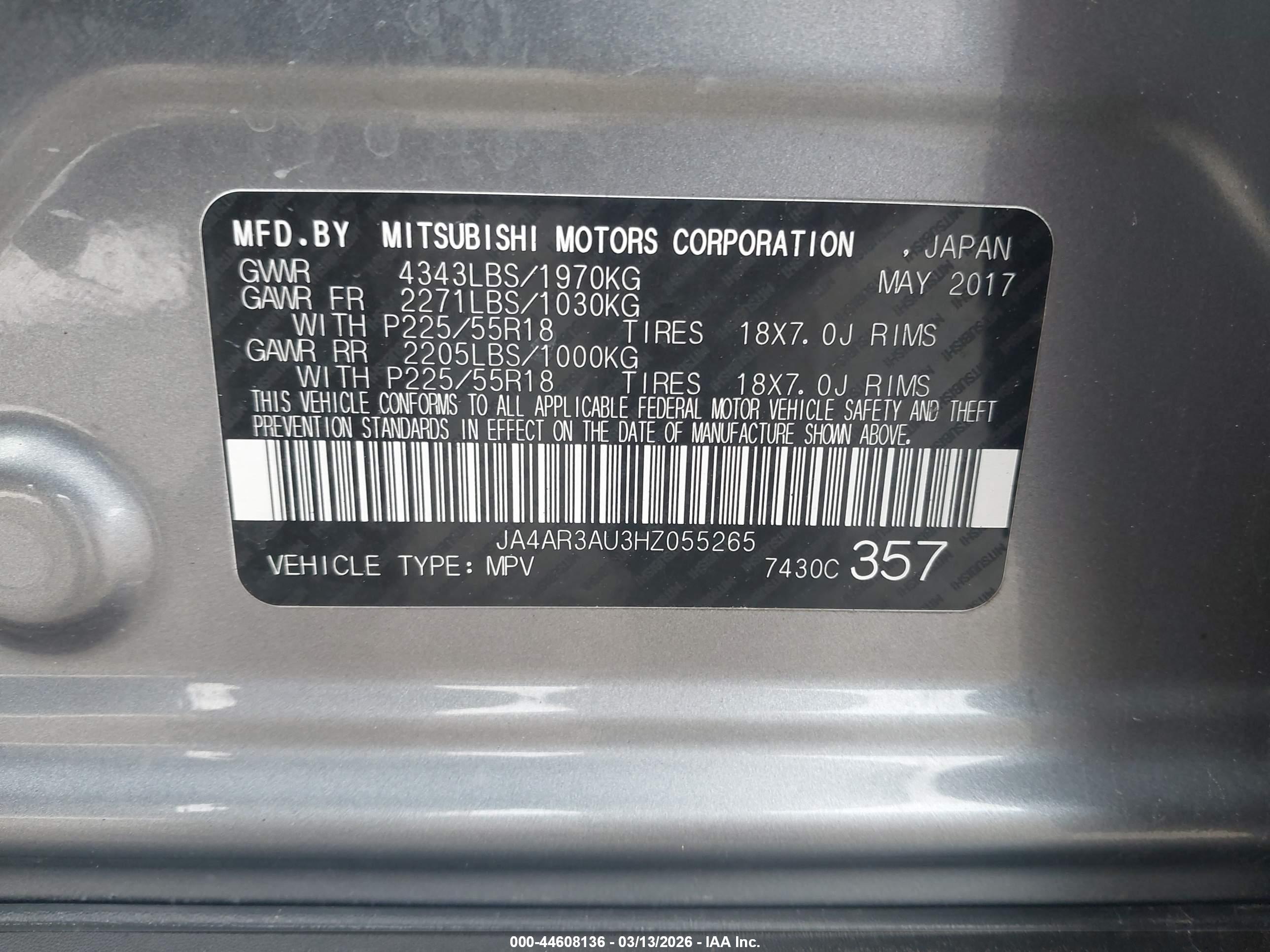 MITSUBISHI OUTLANDER image 9