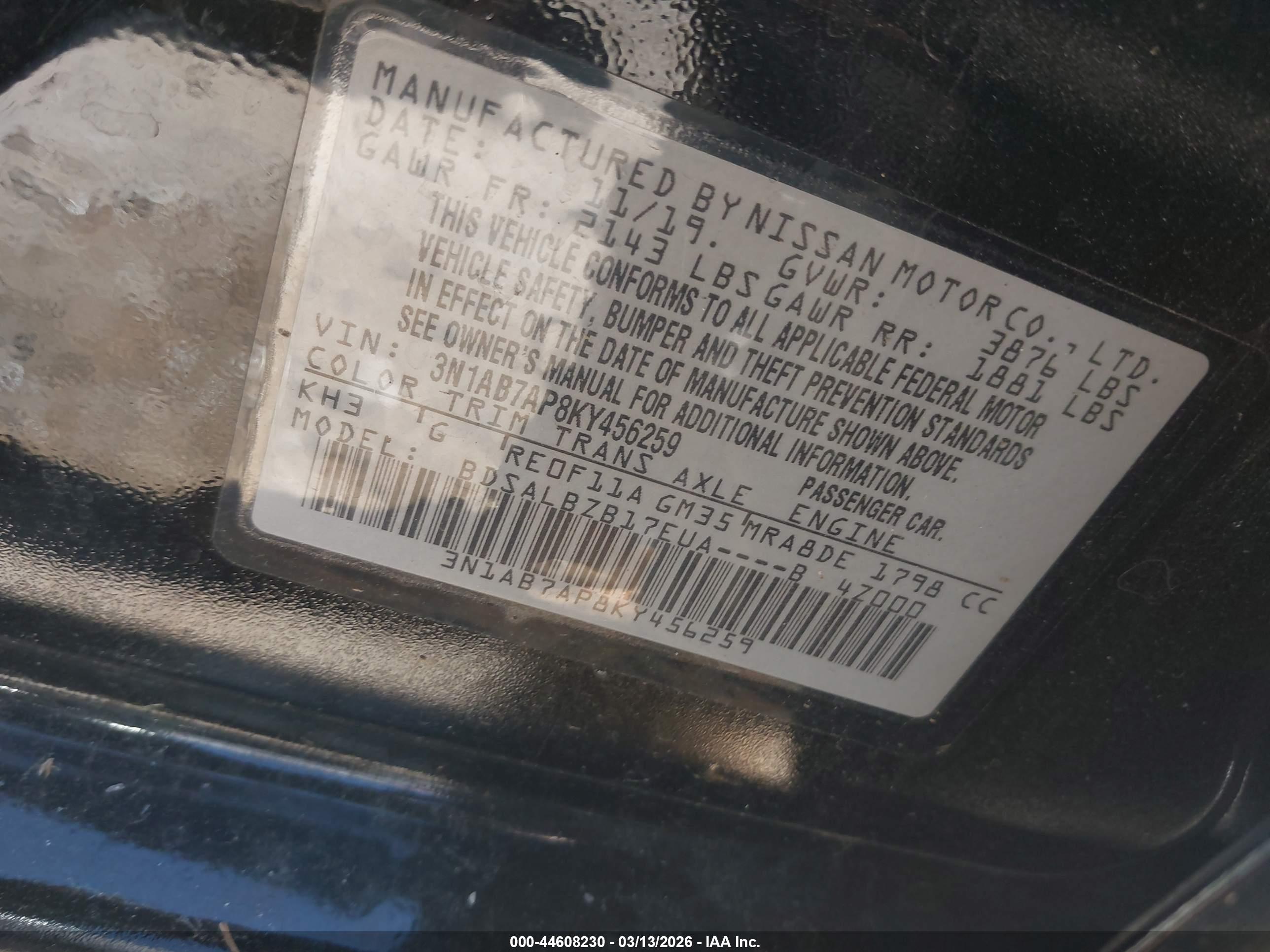 NISSAN SENTRA image 9