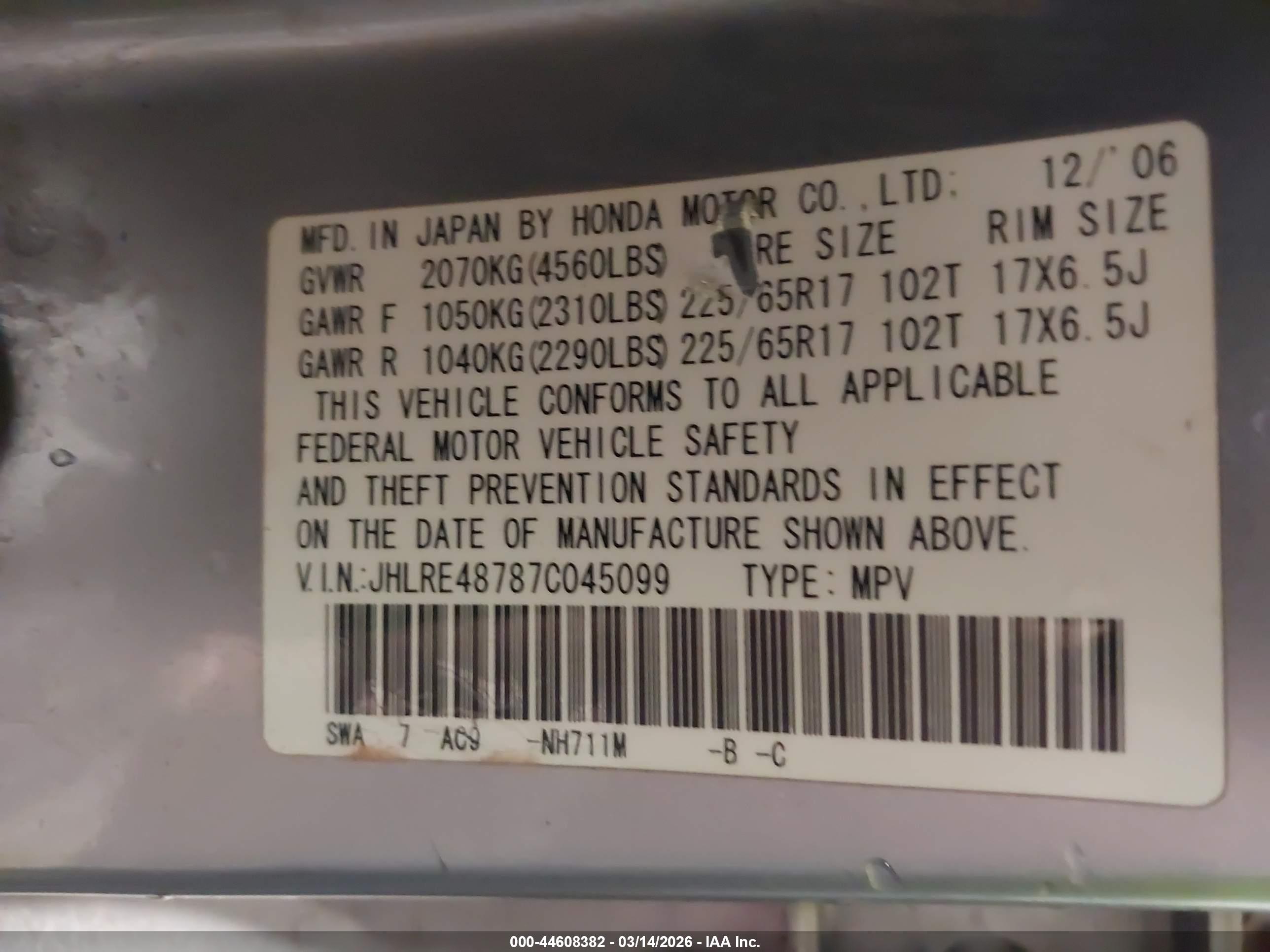 HONDA CR-V image 9