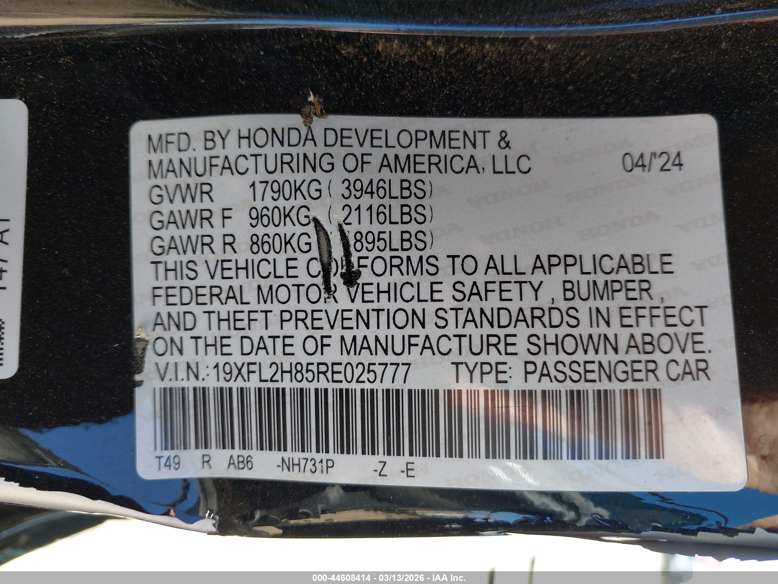 HONDA CIVIC image 9