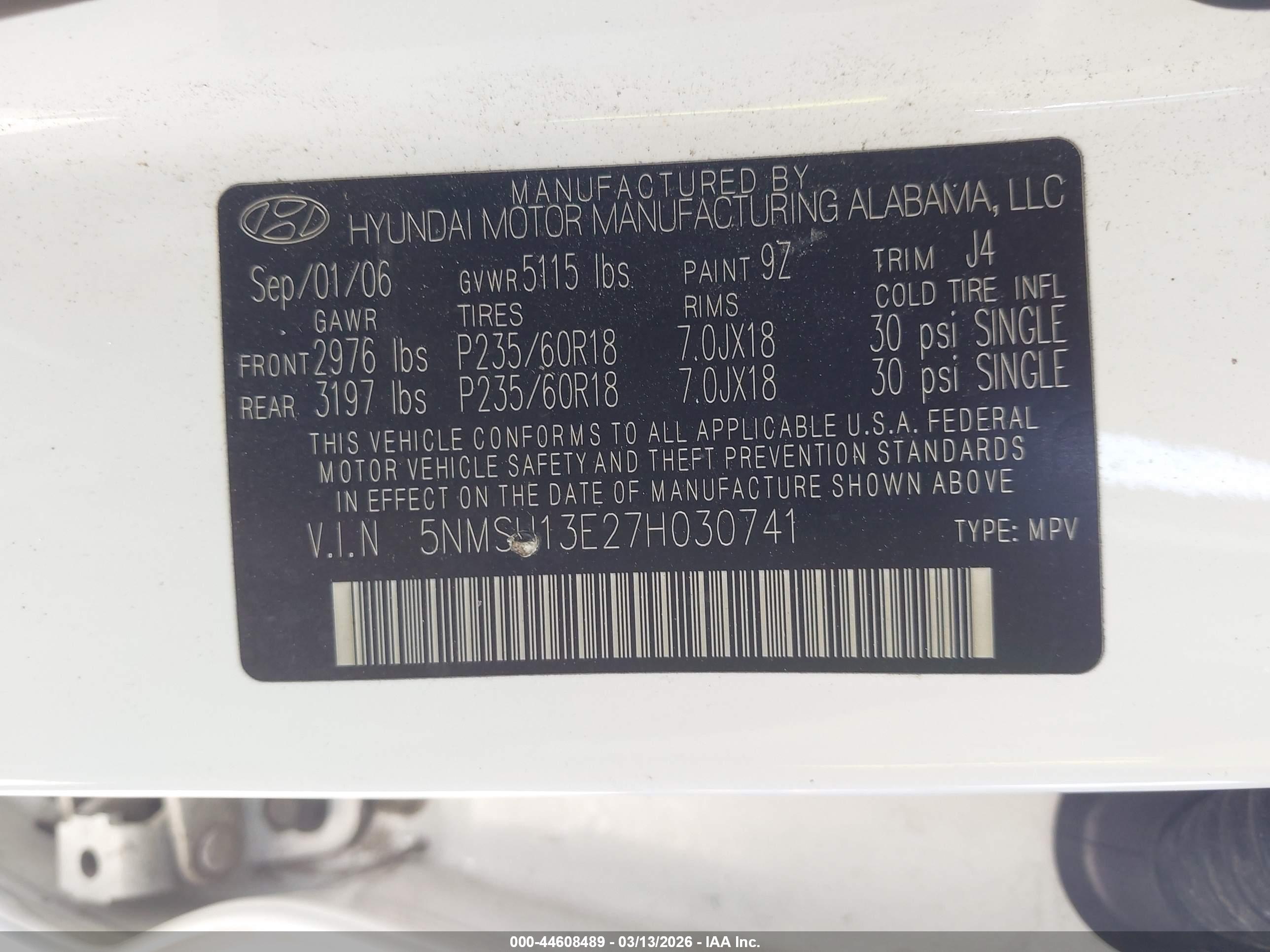 HYUNDAI SANTA image 9