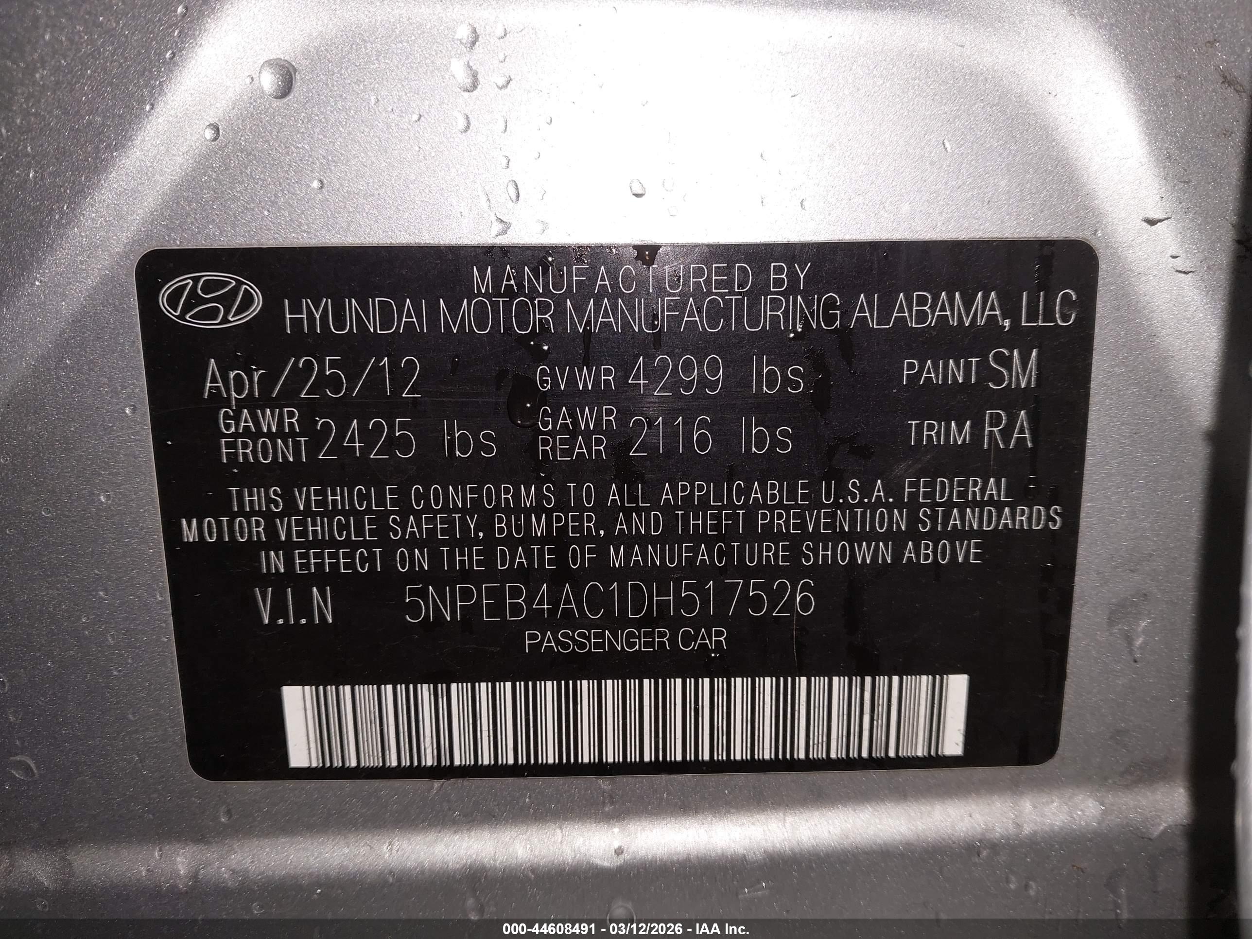 HYUNDAI SONATA image 9