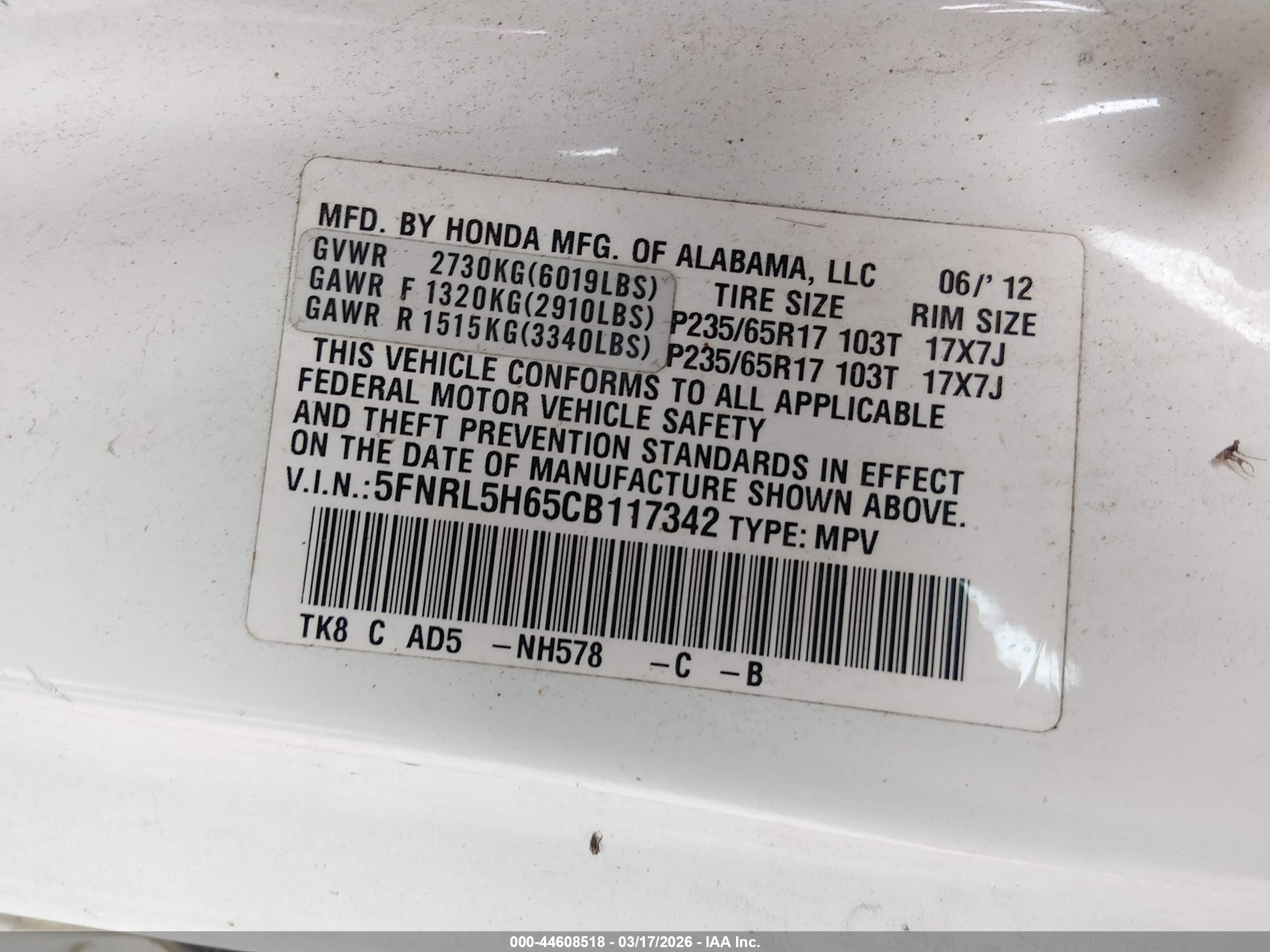 HONDA ODYSSEY image 9