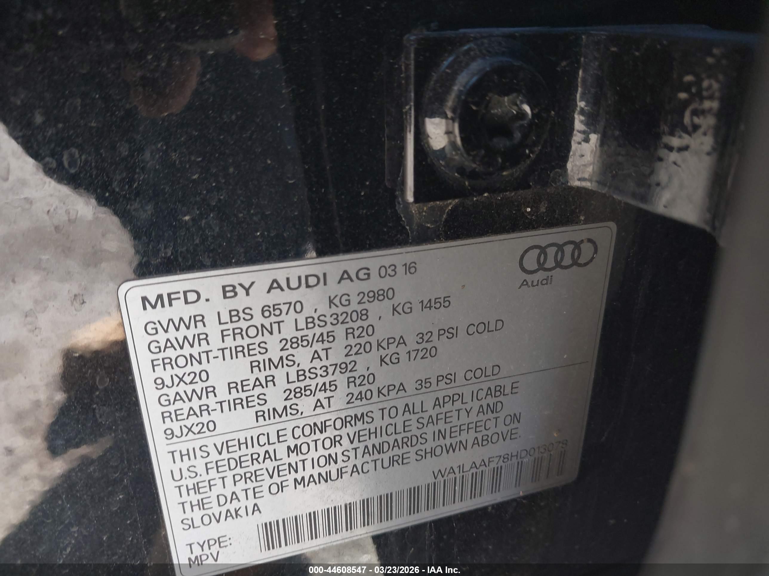AUDI Q7 image 9