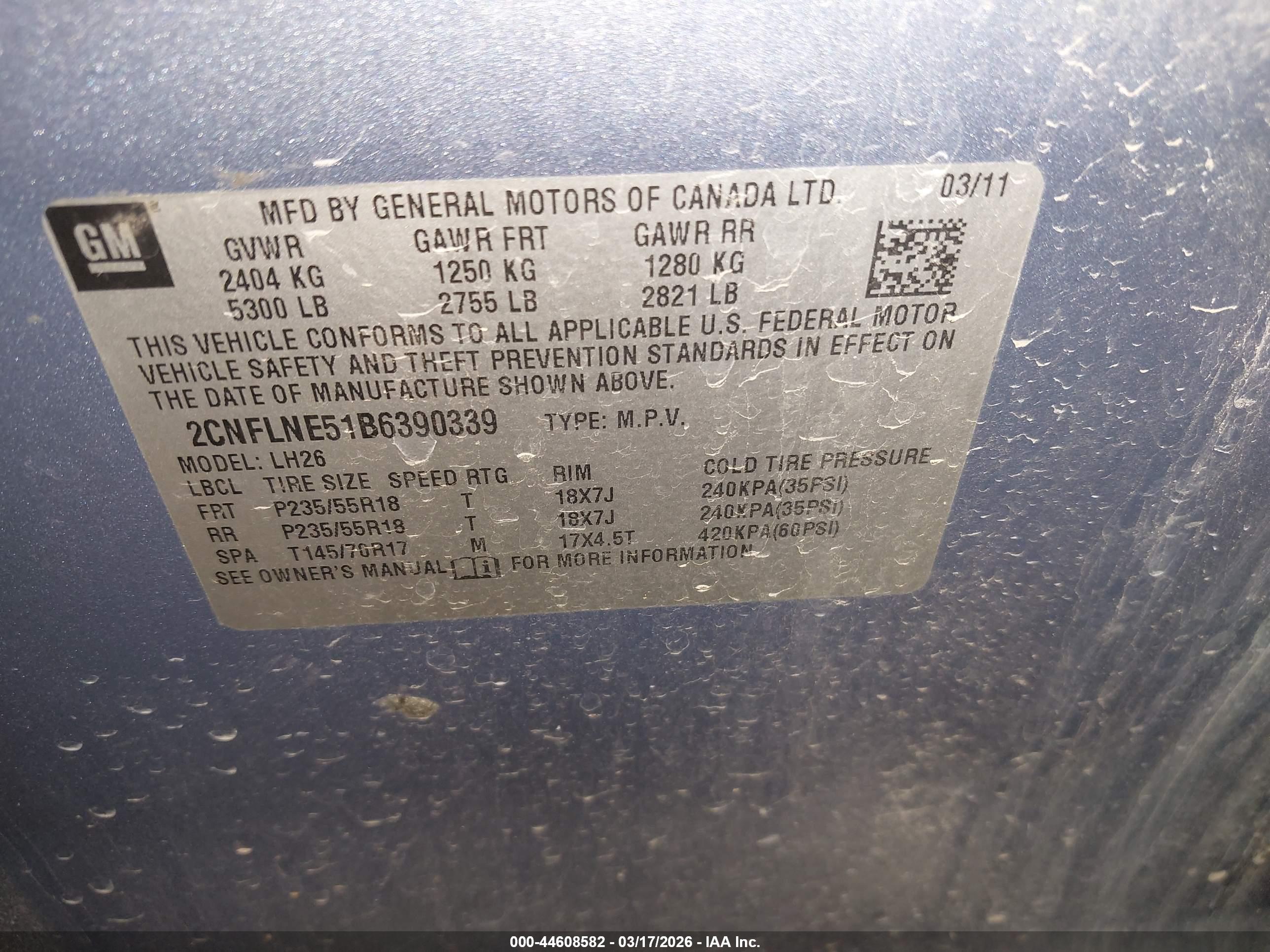 CHEVROLET EQUINOX image 9