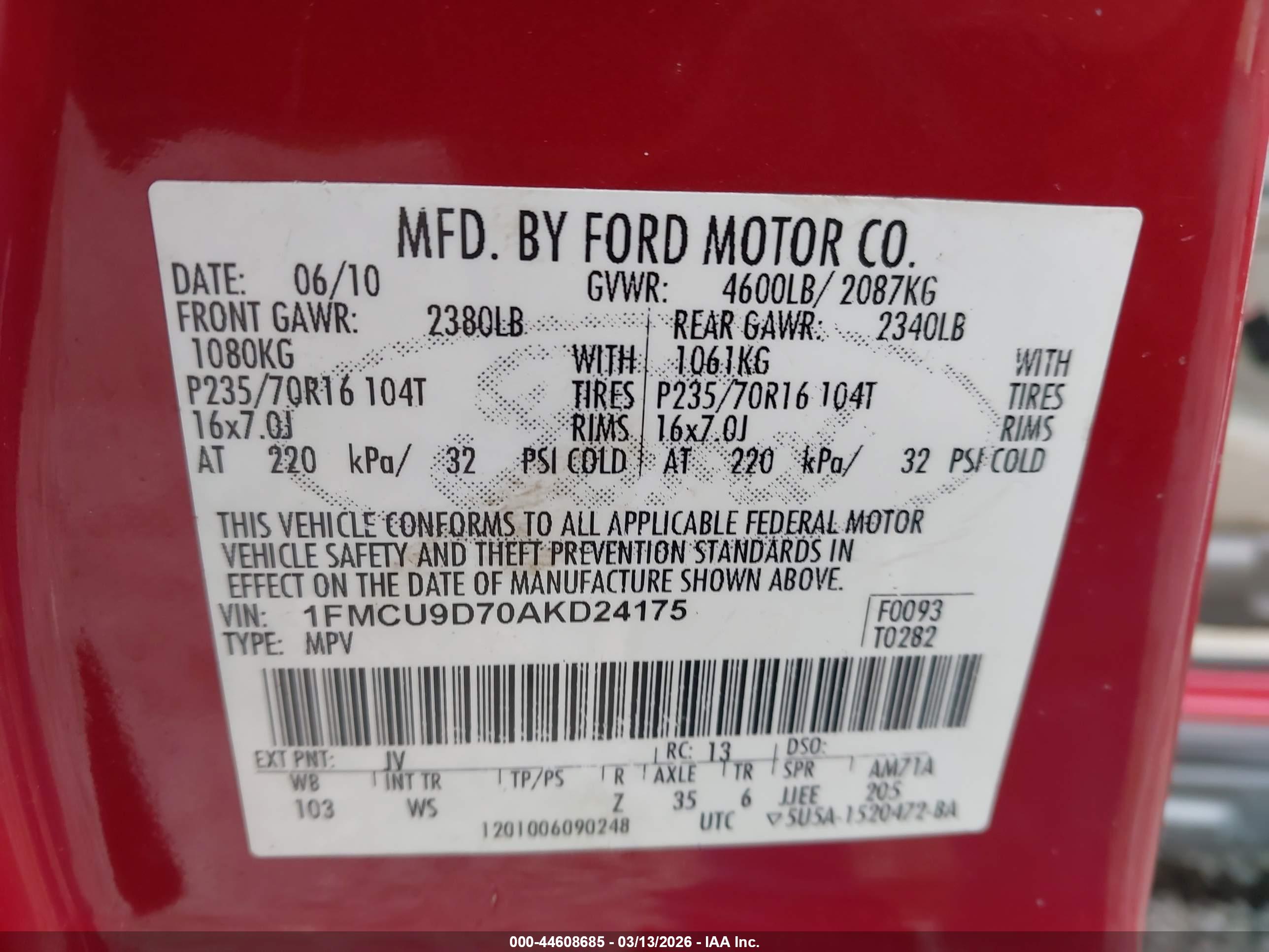 FORD ESCAPE image 9