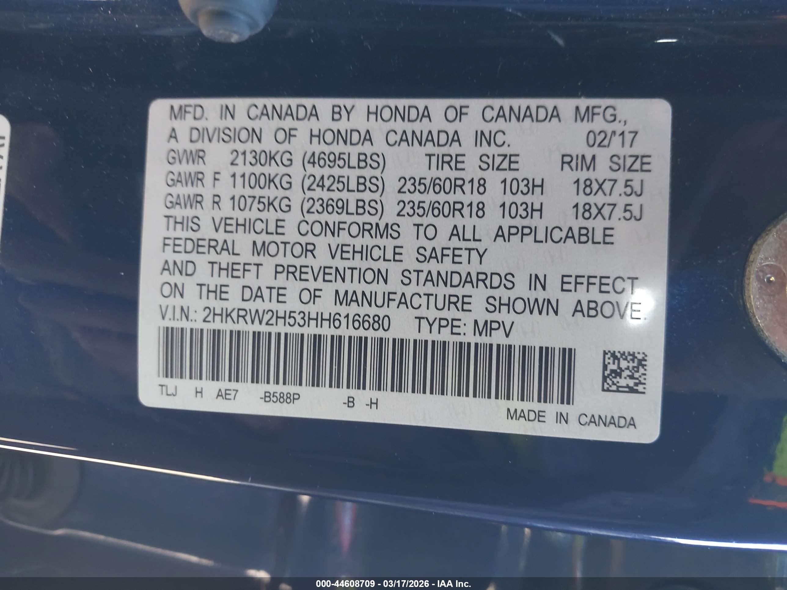 HONDA CR-V image 9