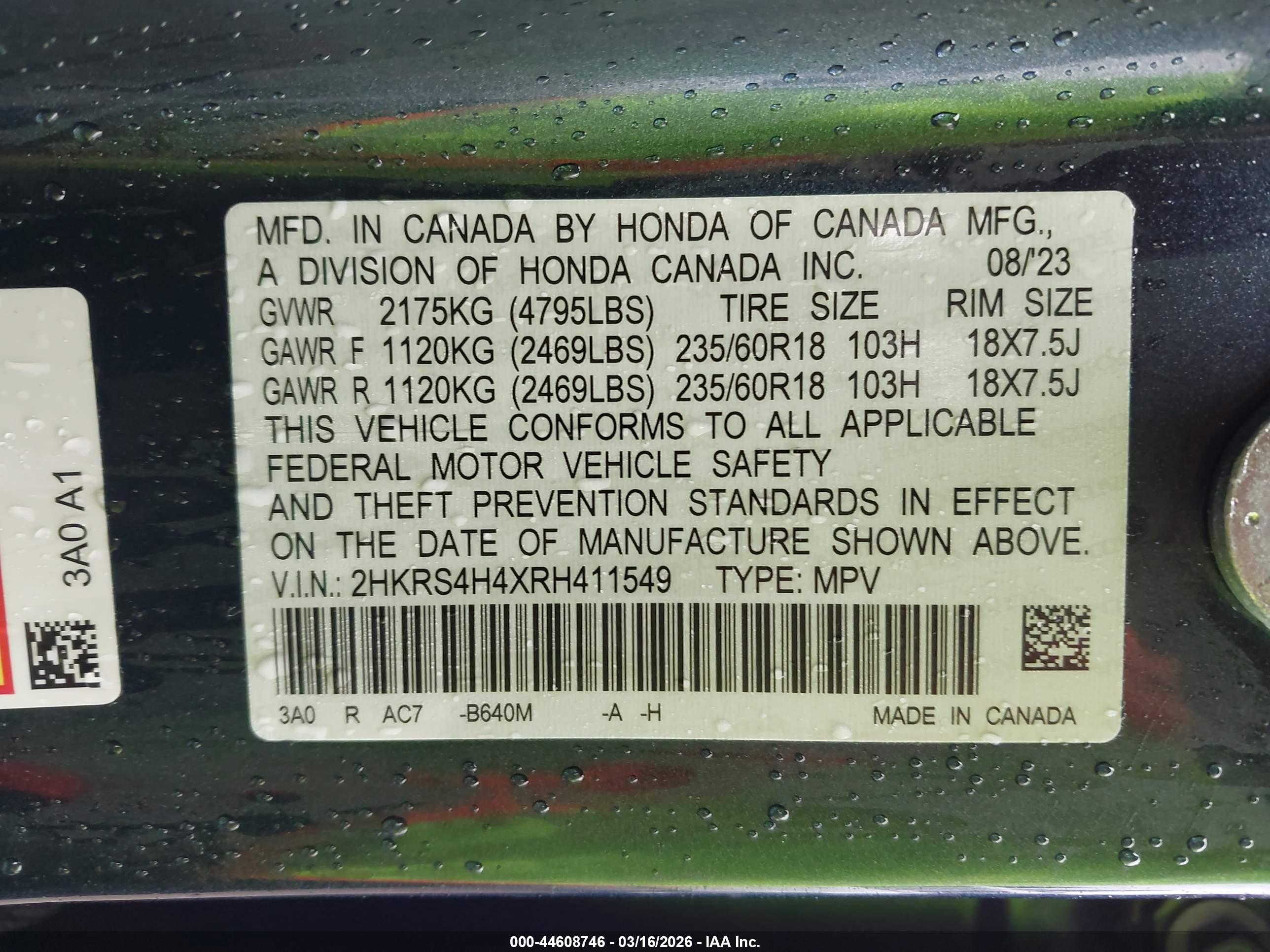 HONDA CR-V image 9
