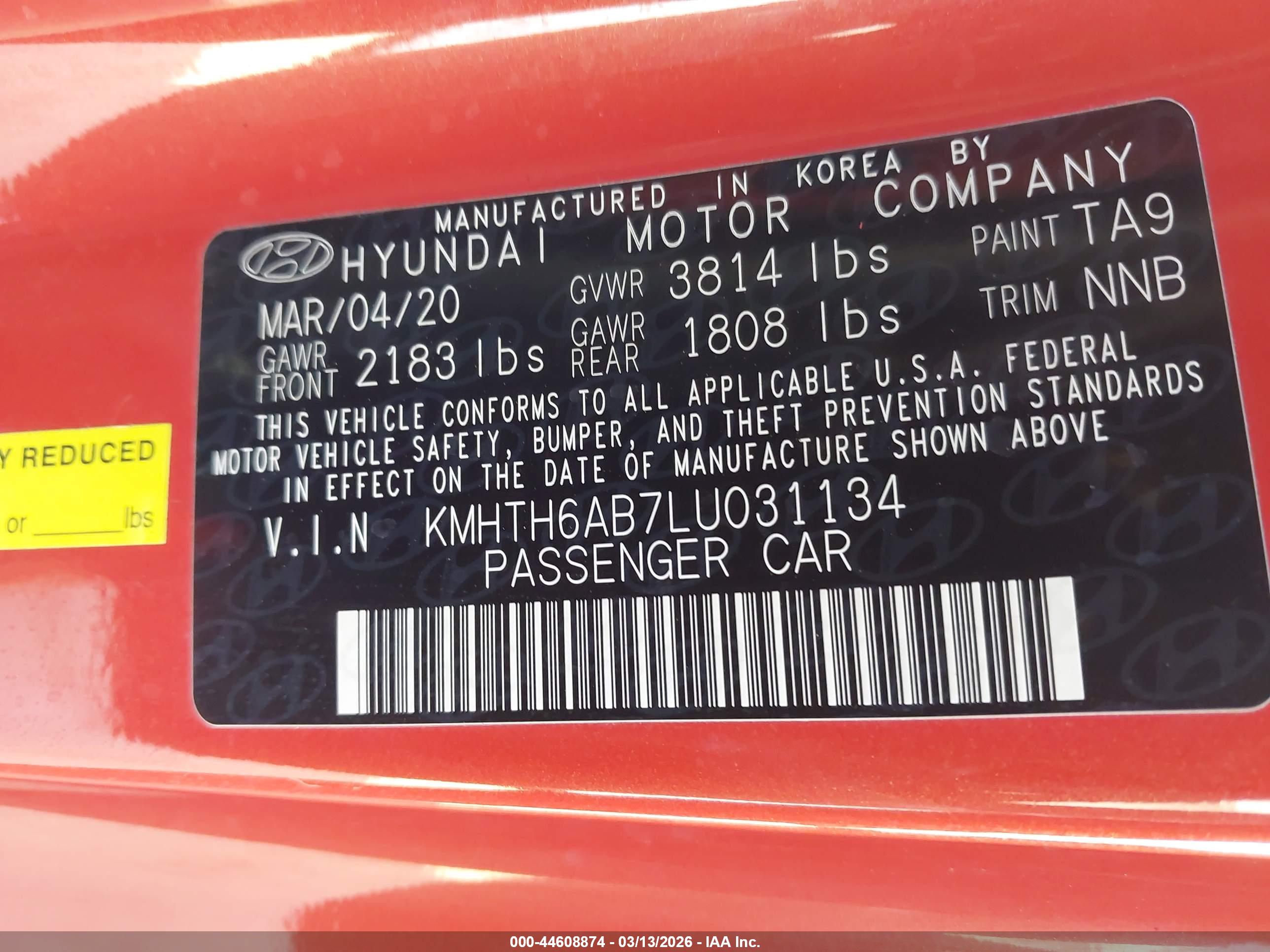 HYUNDAI VELOSTER image 9