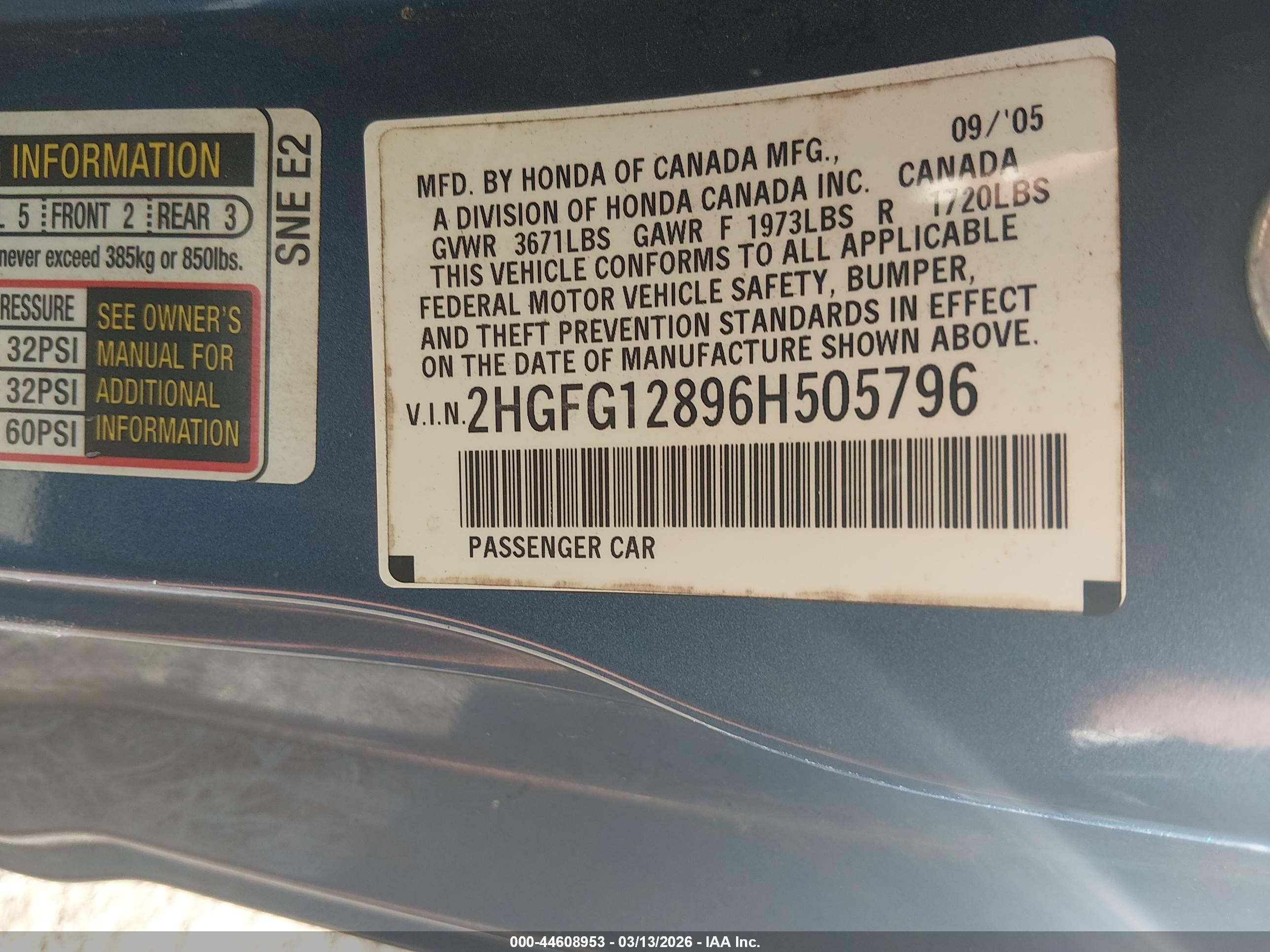 HONDA CIVIC image 9