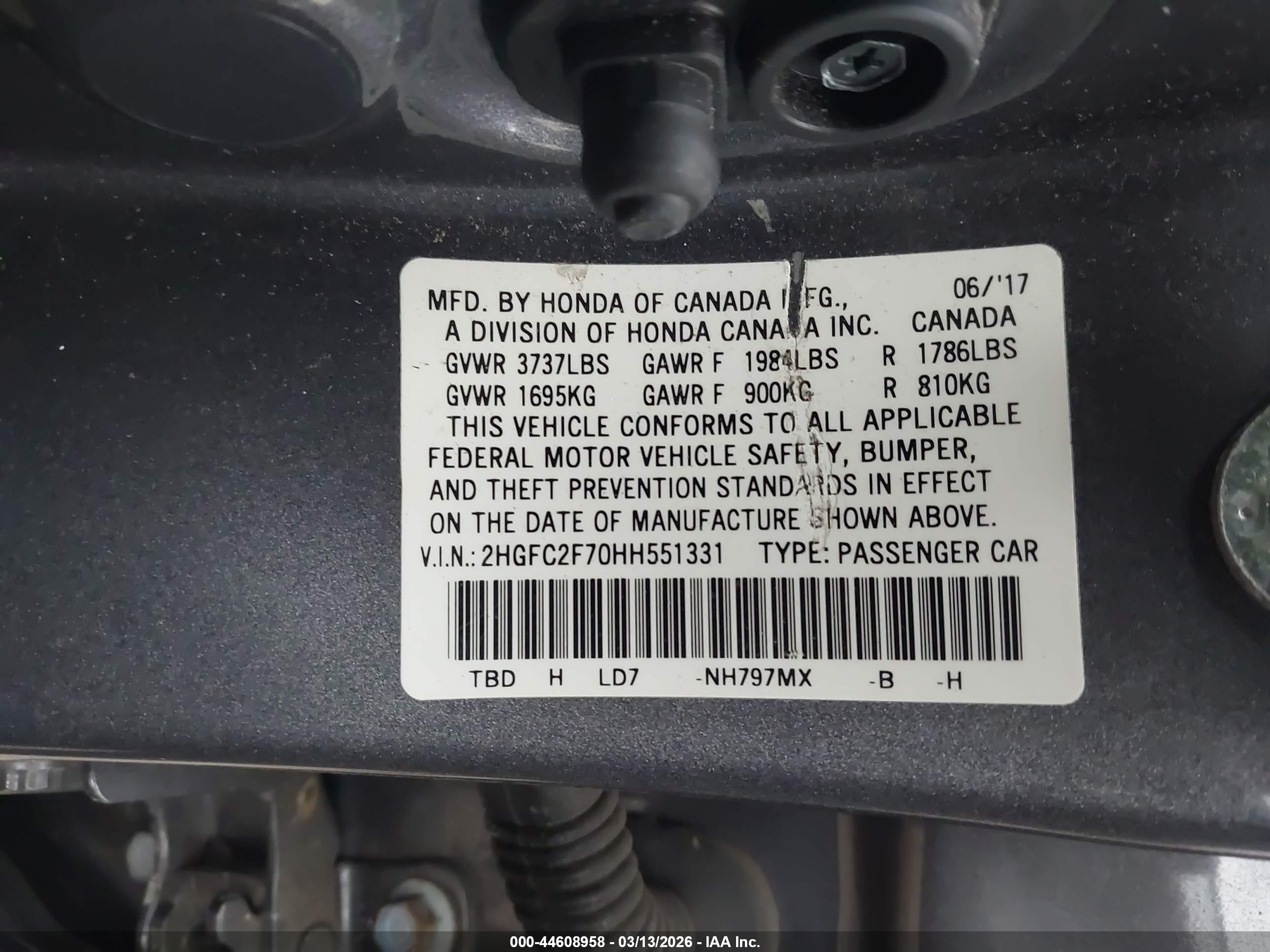HONDA CIVIC image 9