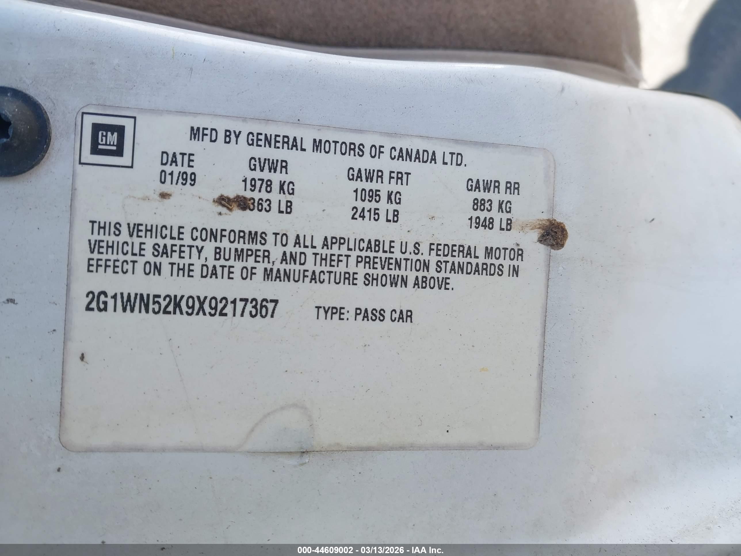 CHEVROLET LUMINA image 9