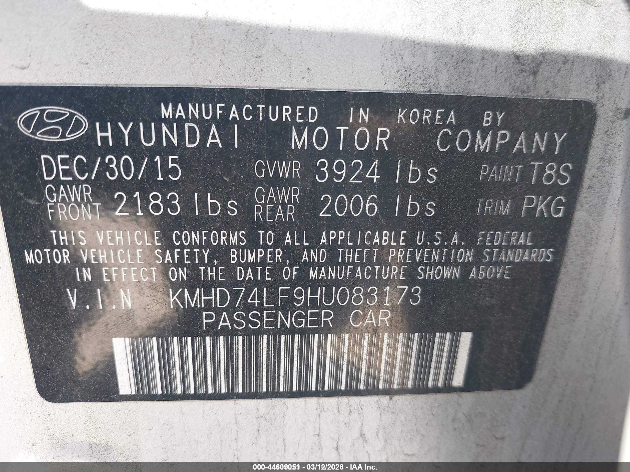 HYUNDAI ELANTRA image 9