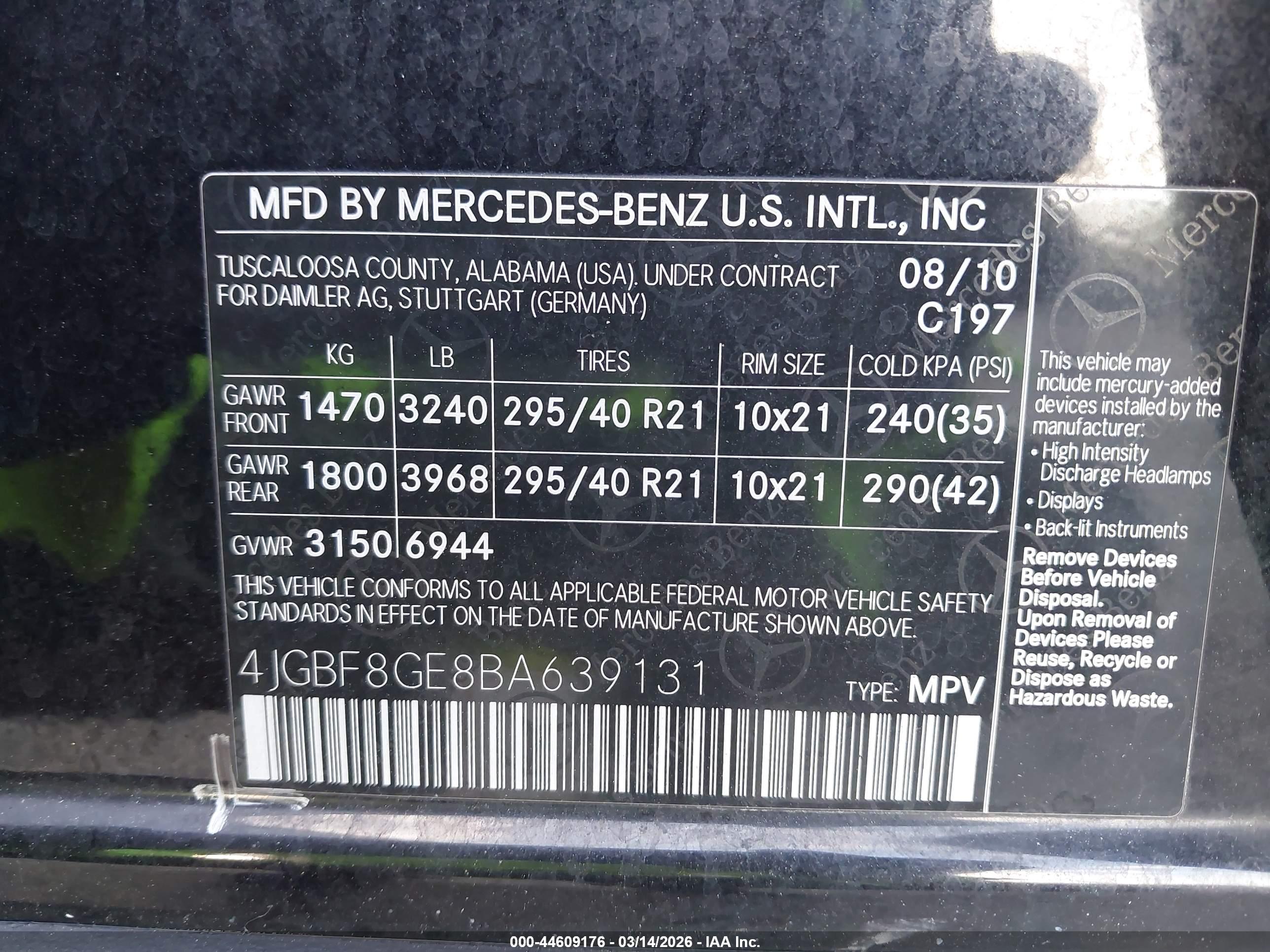 MERCEDES-BENZ GL image 9