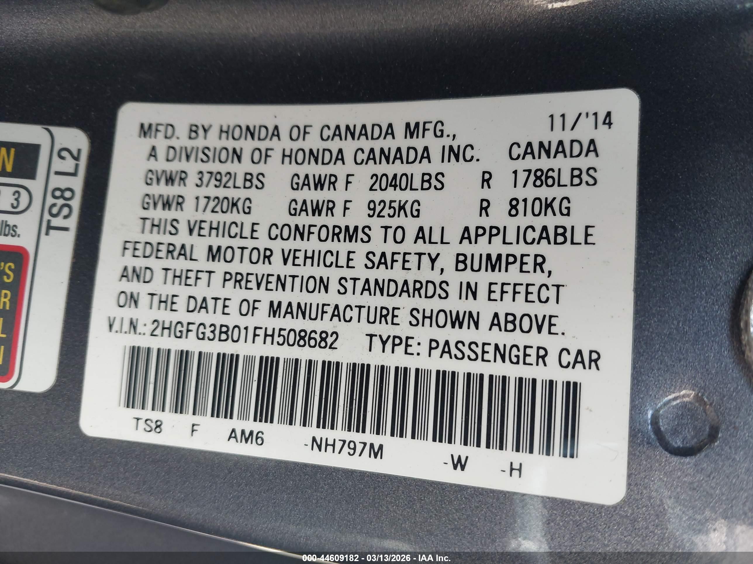 HONDA CIVIC image 9