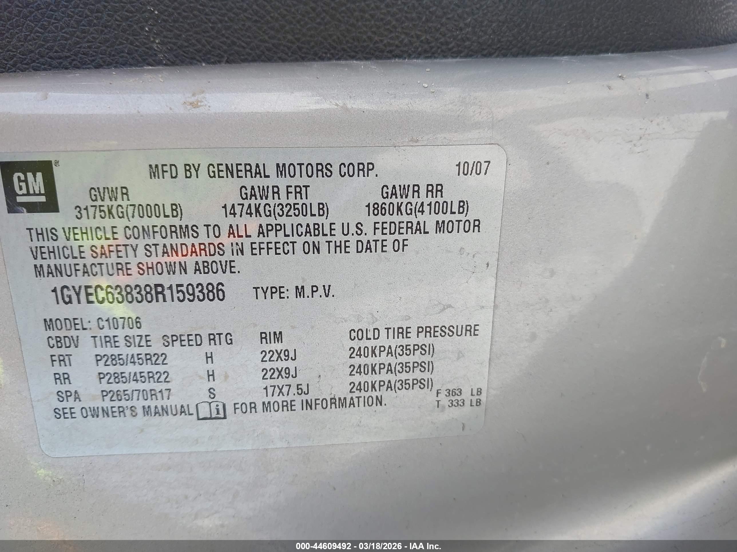 CADILLAC ESCALADE image 9