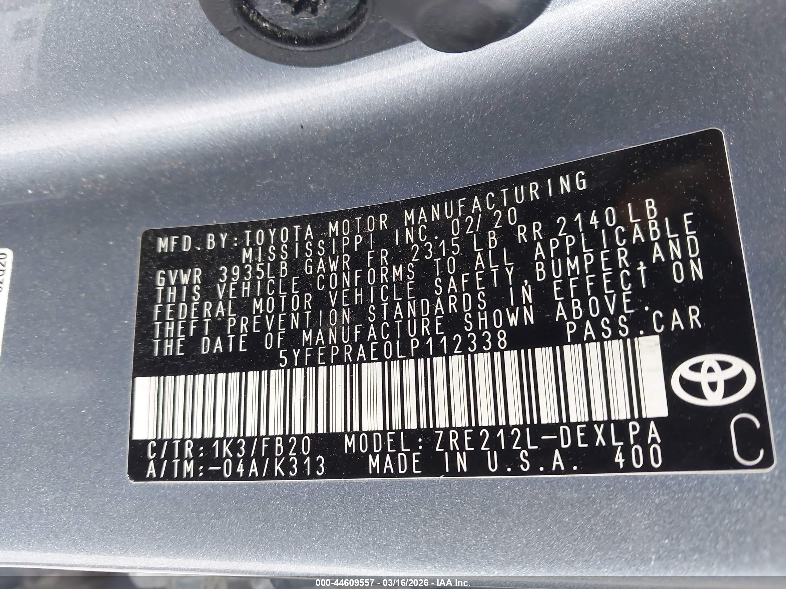 TOYOTA COROLLA image 9