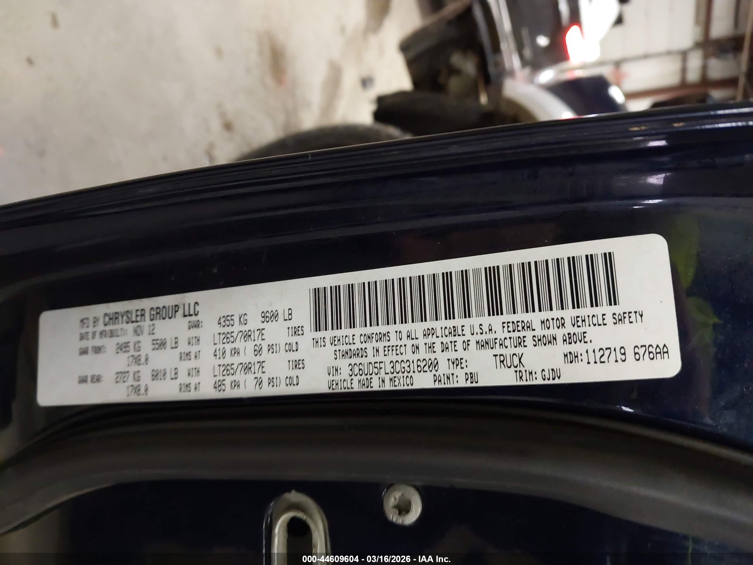 RAM 2500 image 9