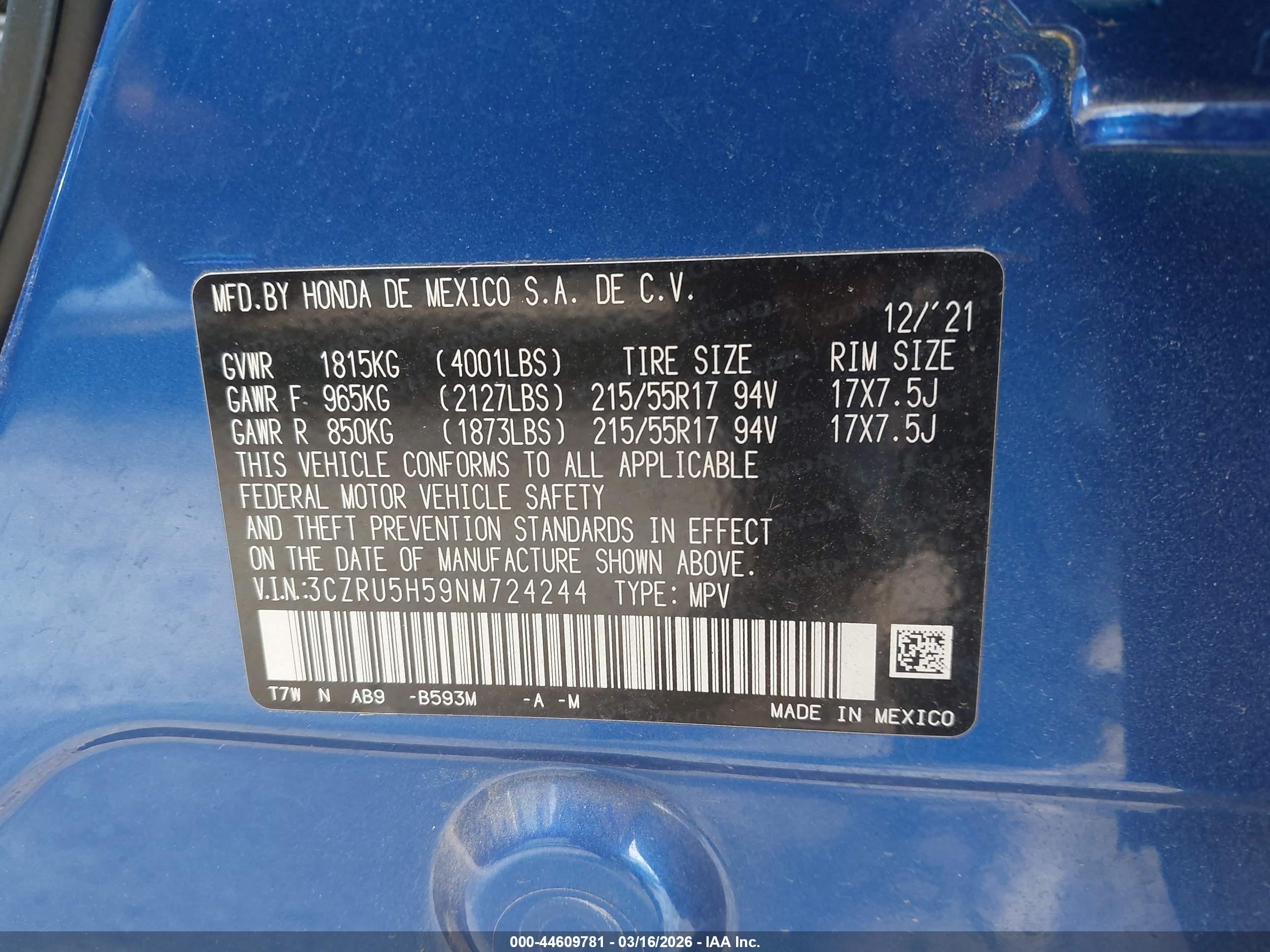 HONDA HR-V image 9