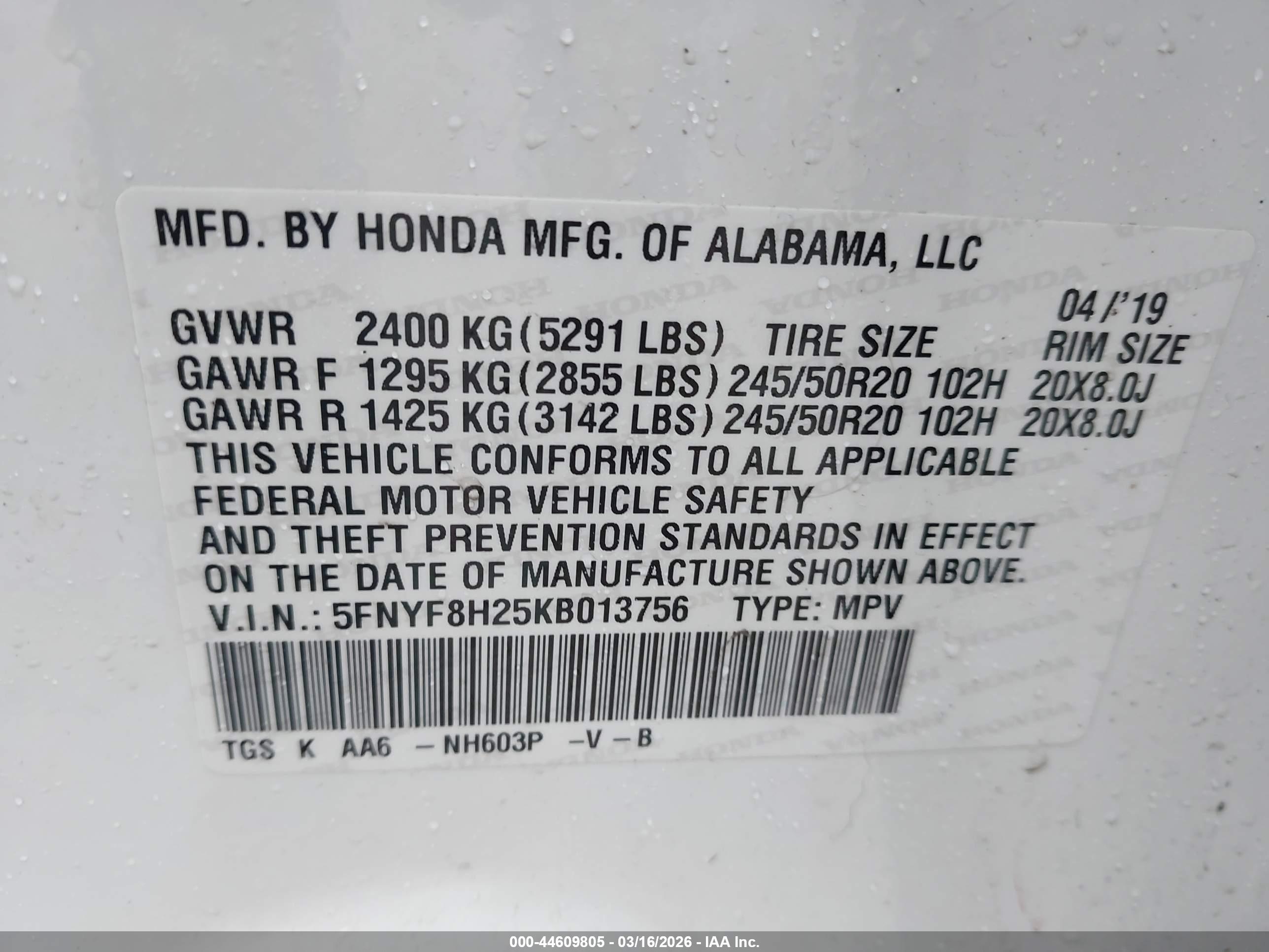 HONDA PASSPORT image 9