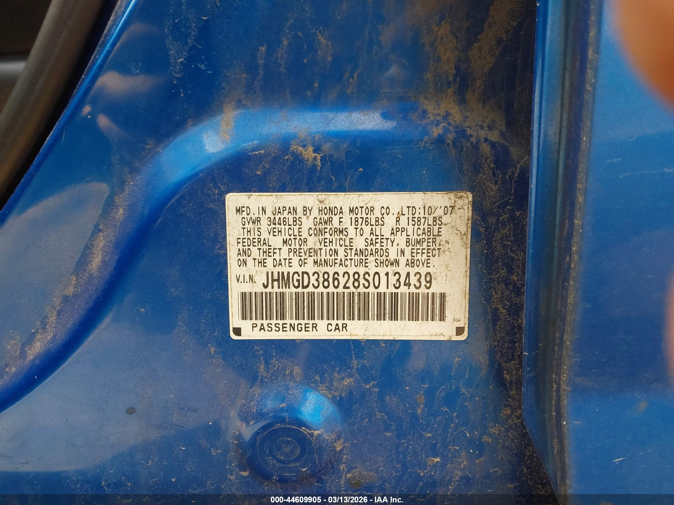 HONDA FIT image 9