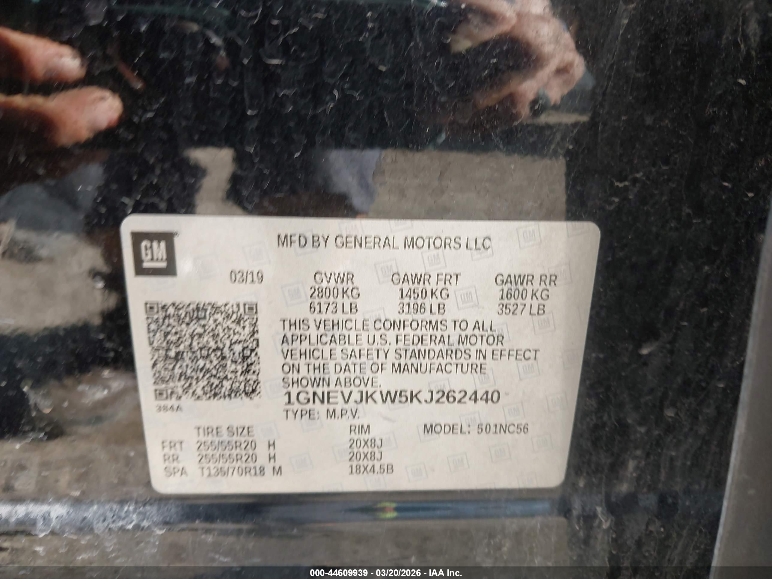 CHEVROLET TRAVERSE image 9