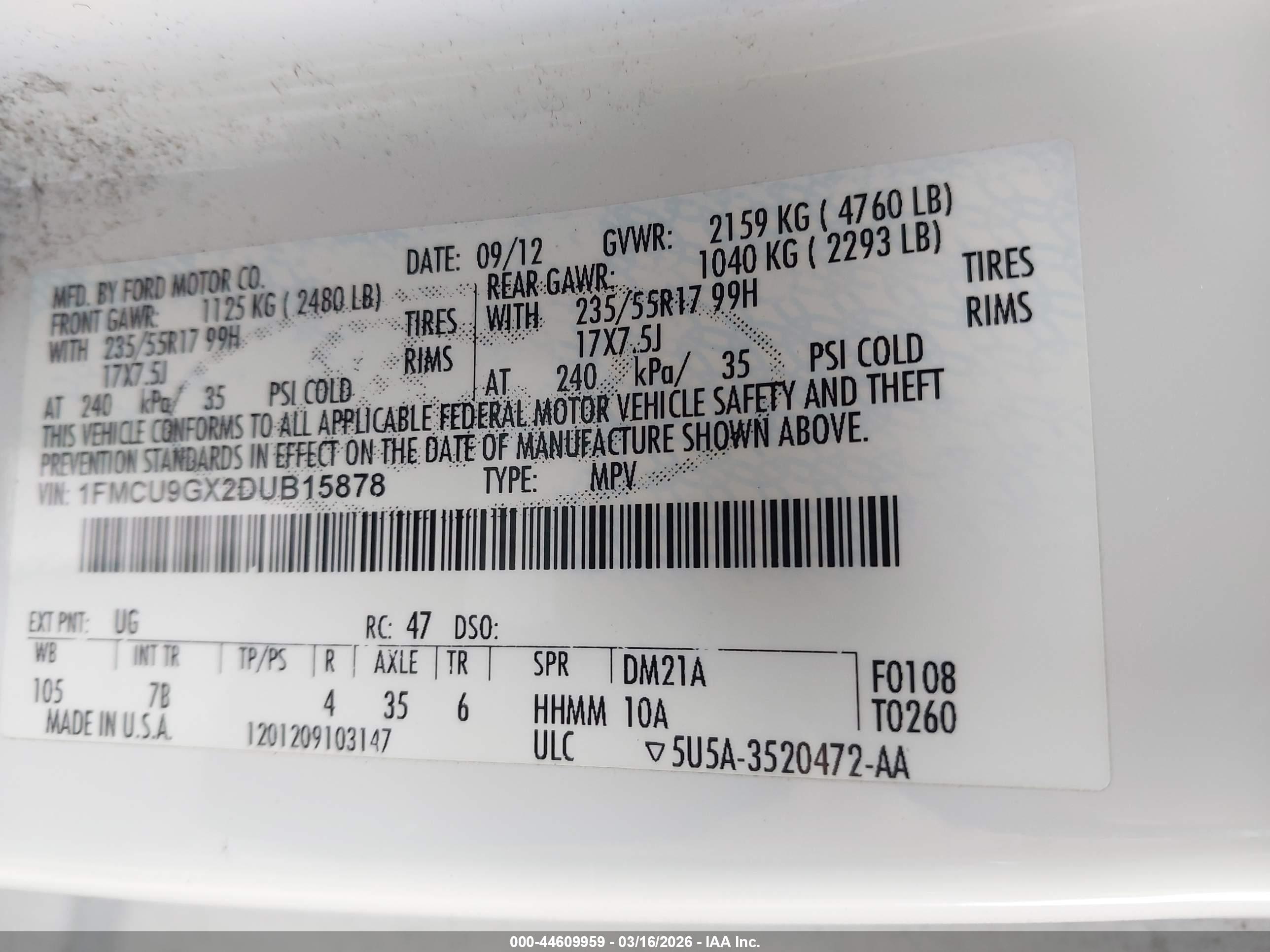 FORD ESCAPE image 9
