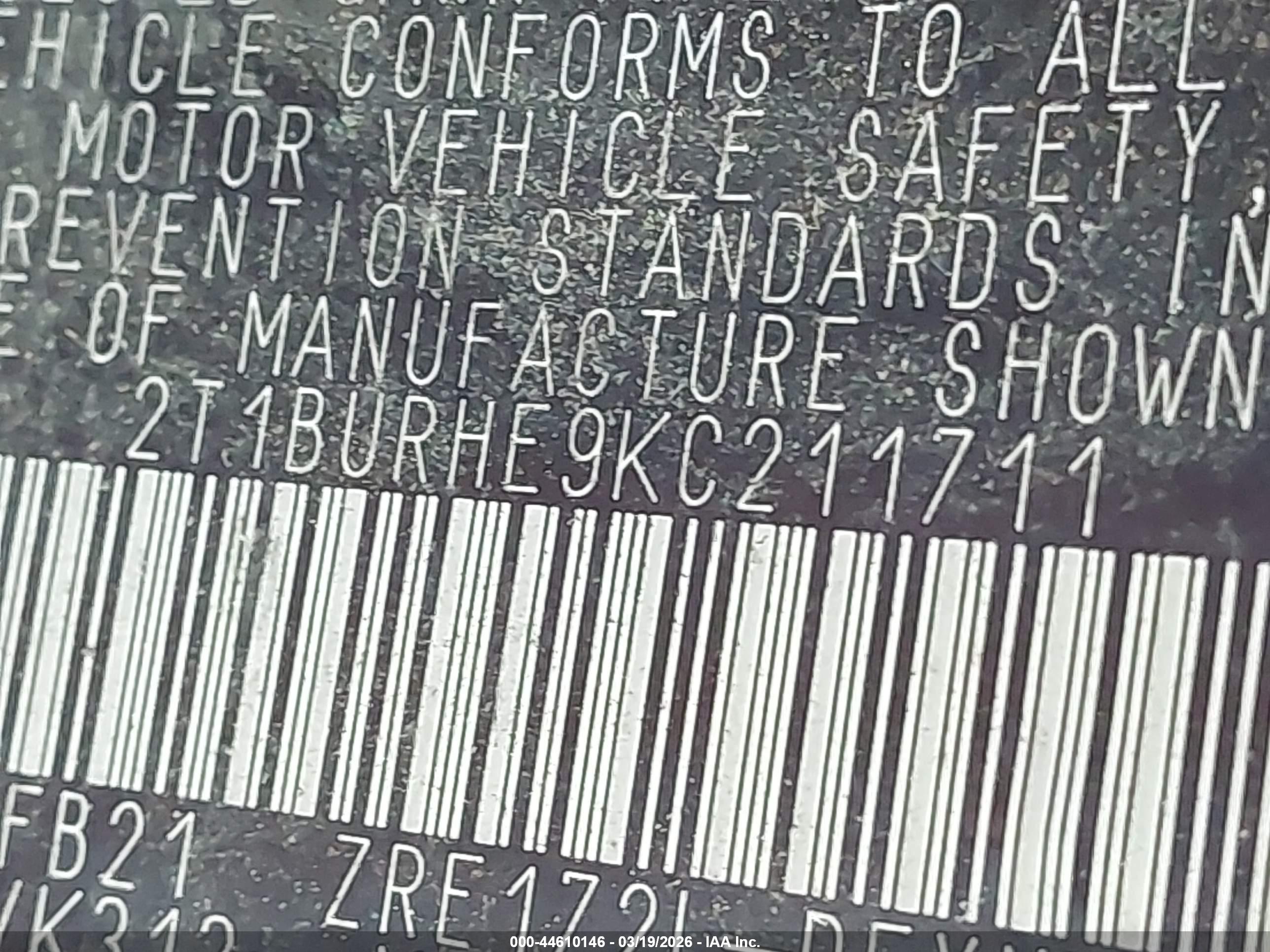 TOYOTA COROLLA image 9