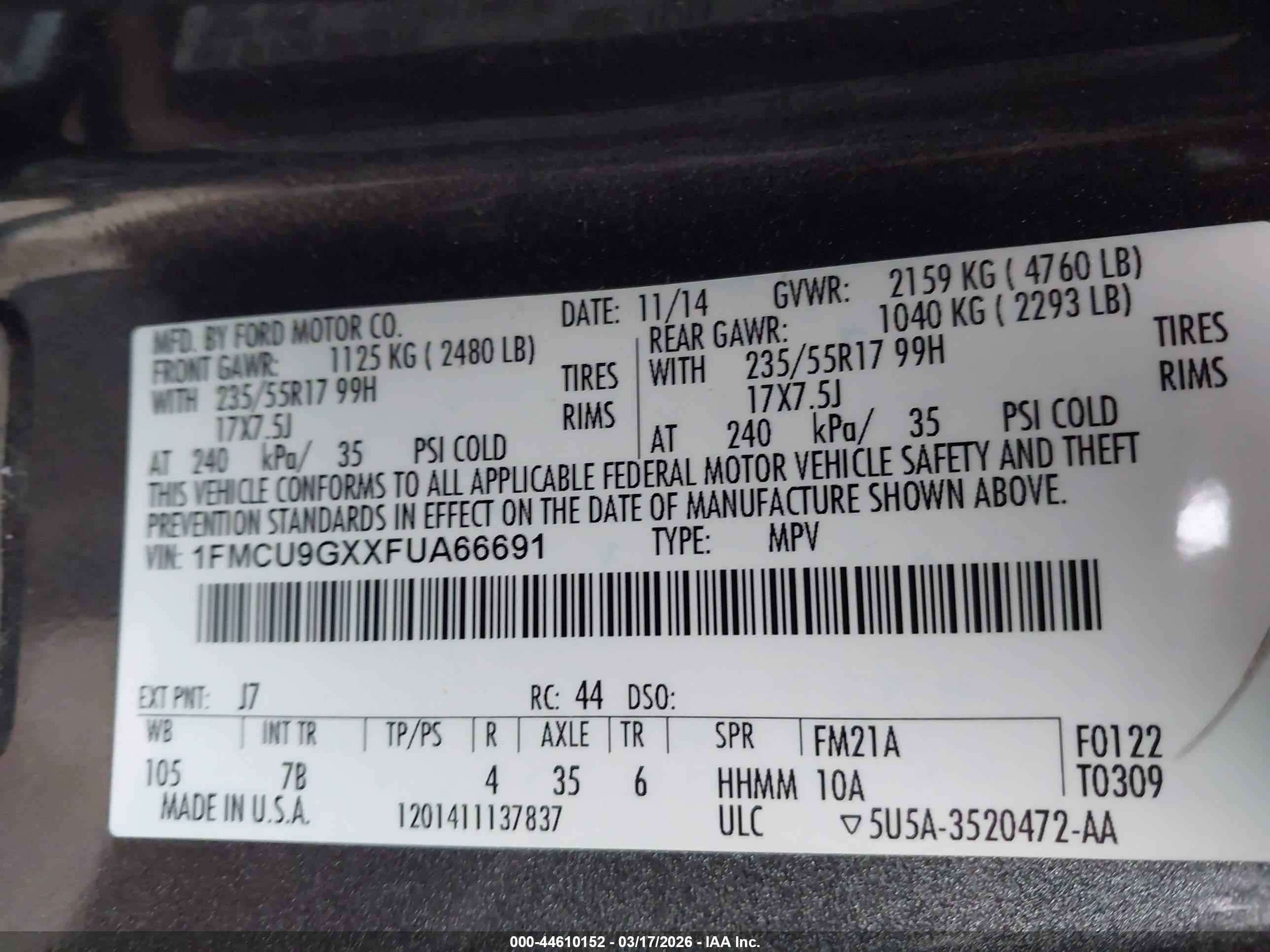 FORD ESCAPE image 9