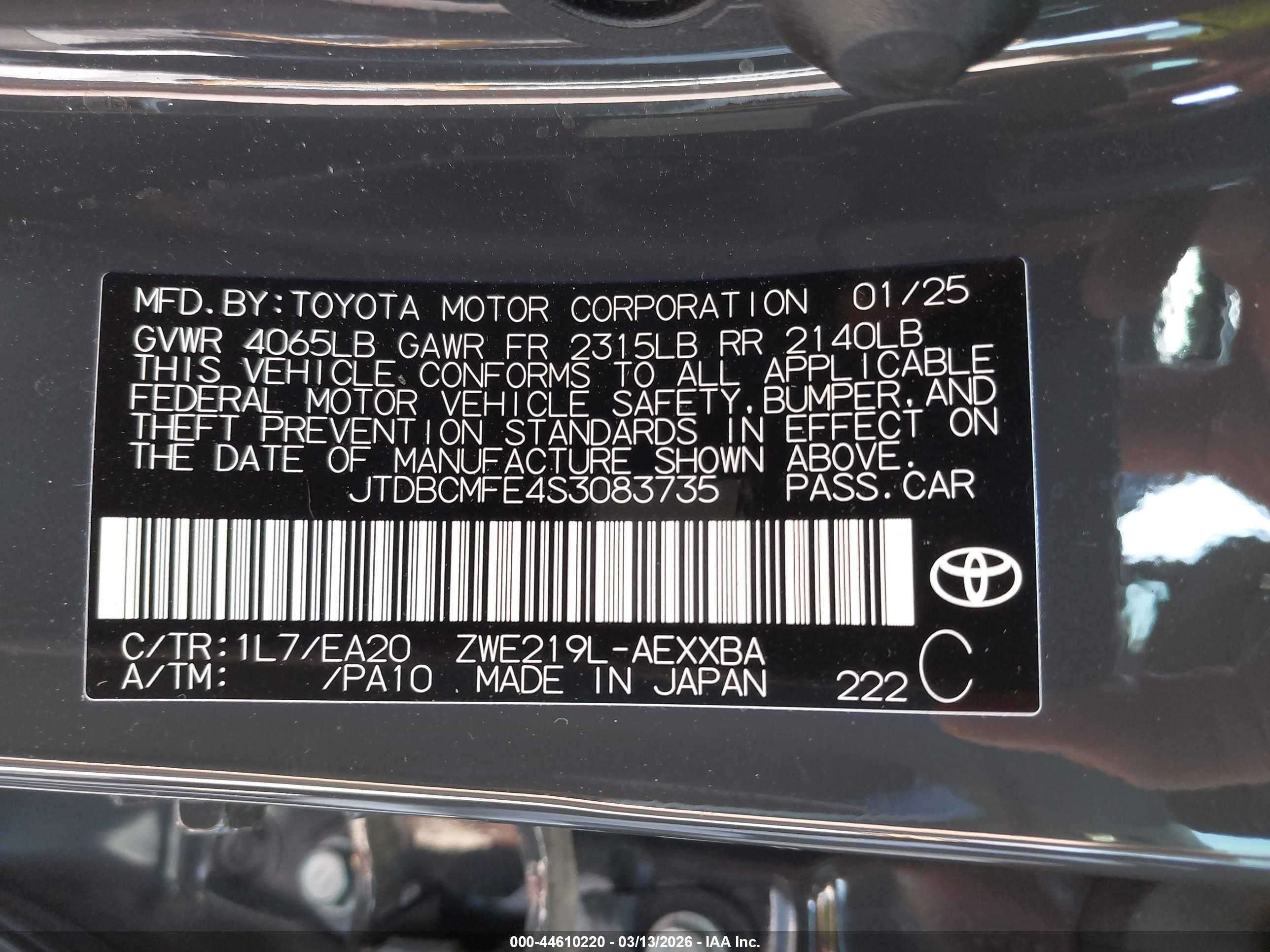 TOYOTA COROLLA image 9