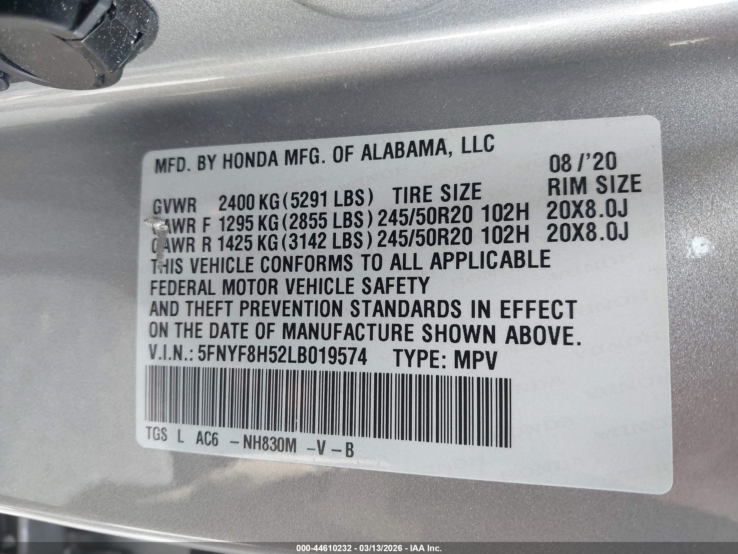 HONDA PASSPORT image 9