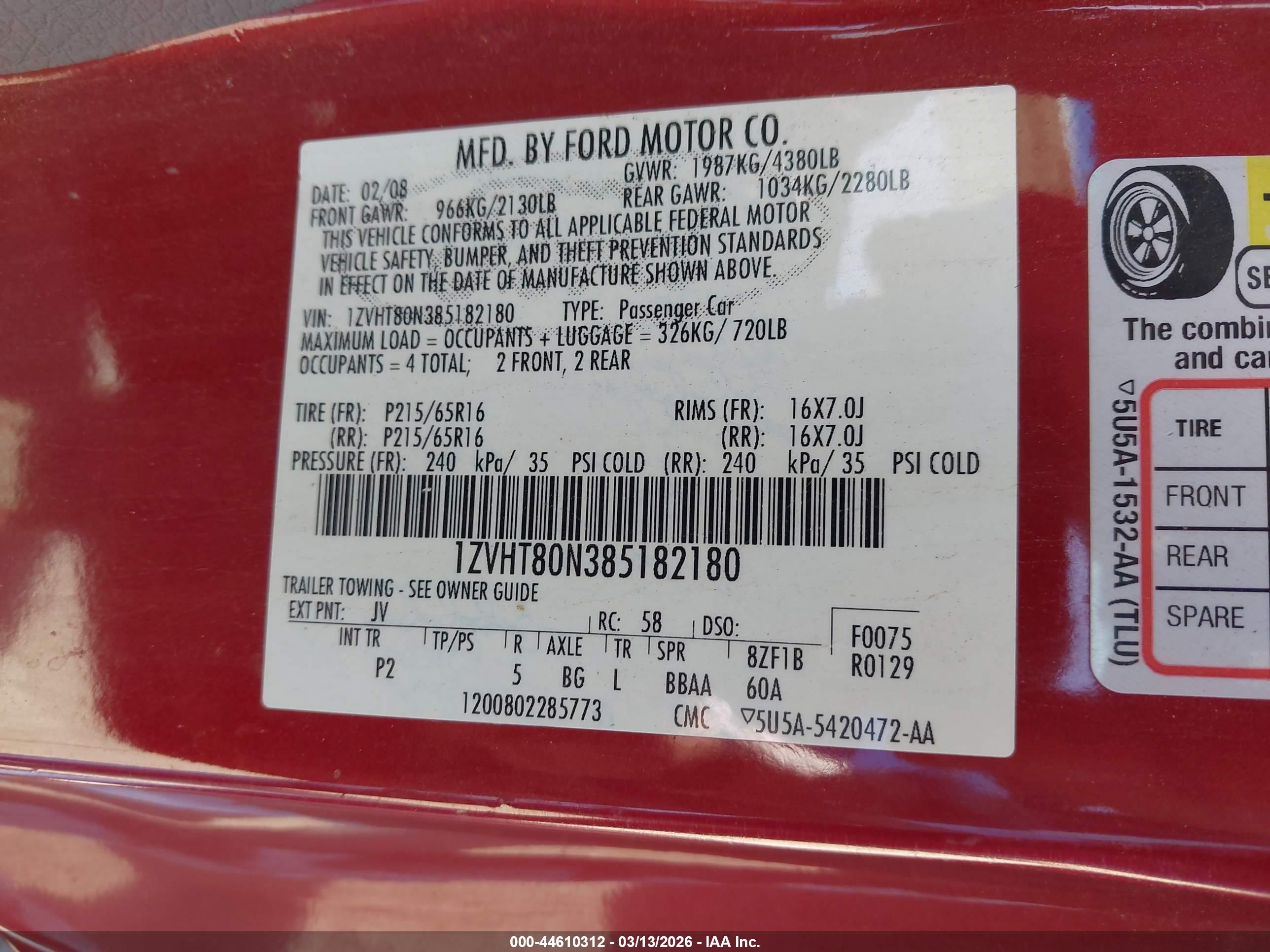 FORD MUSTANG image 9