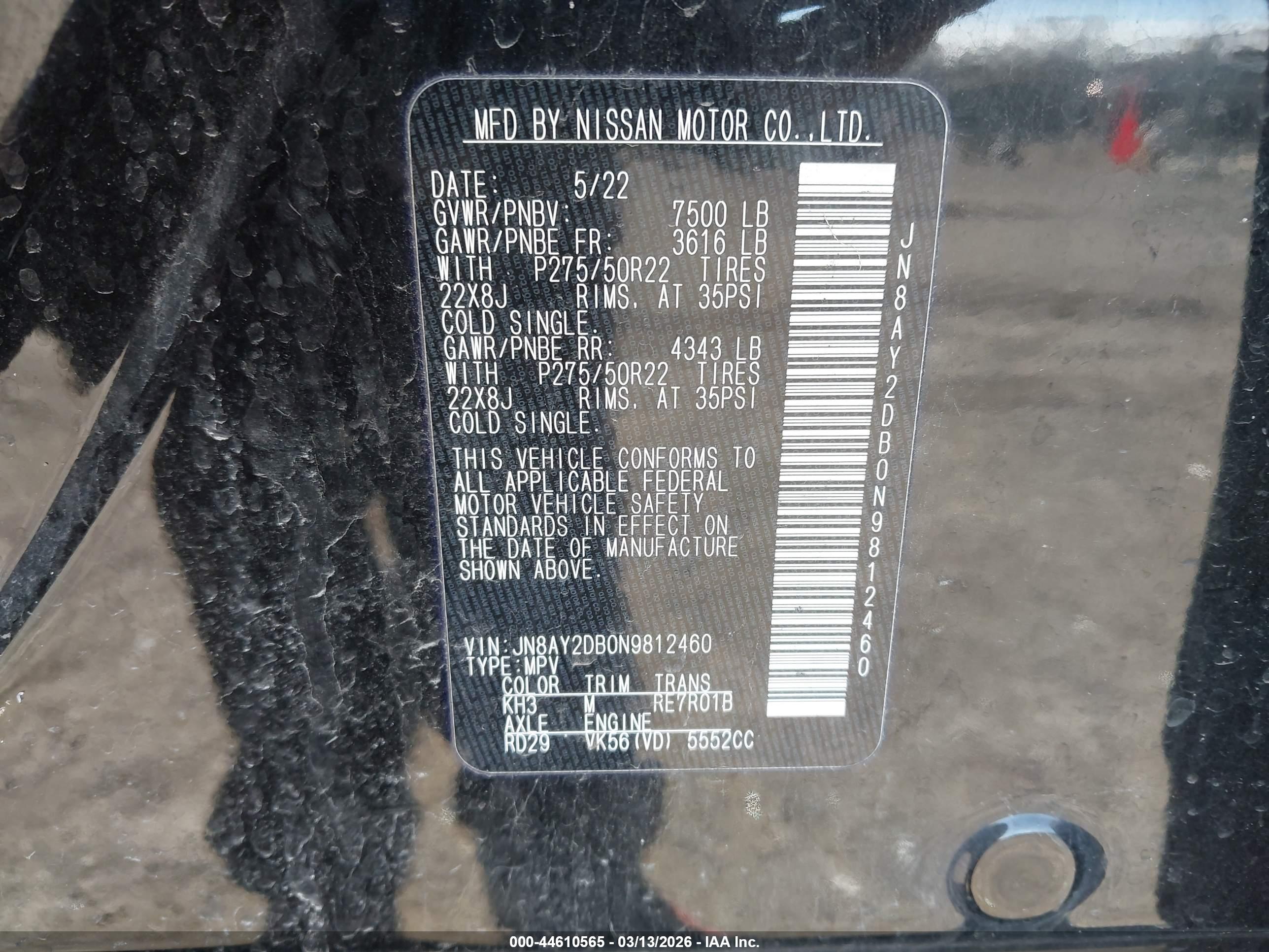 NISSAN ARMADA image 9