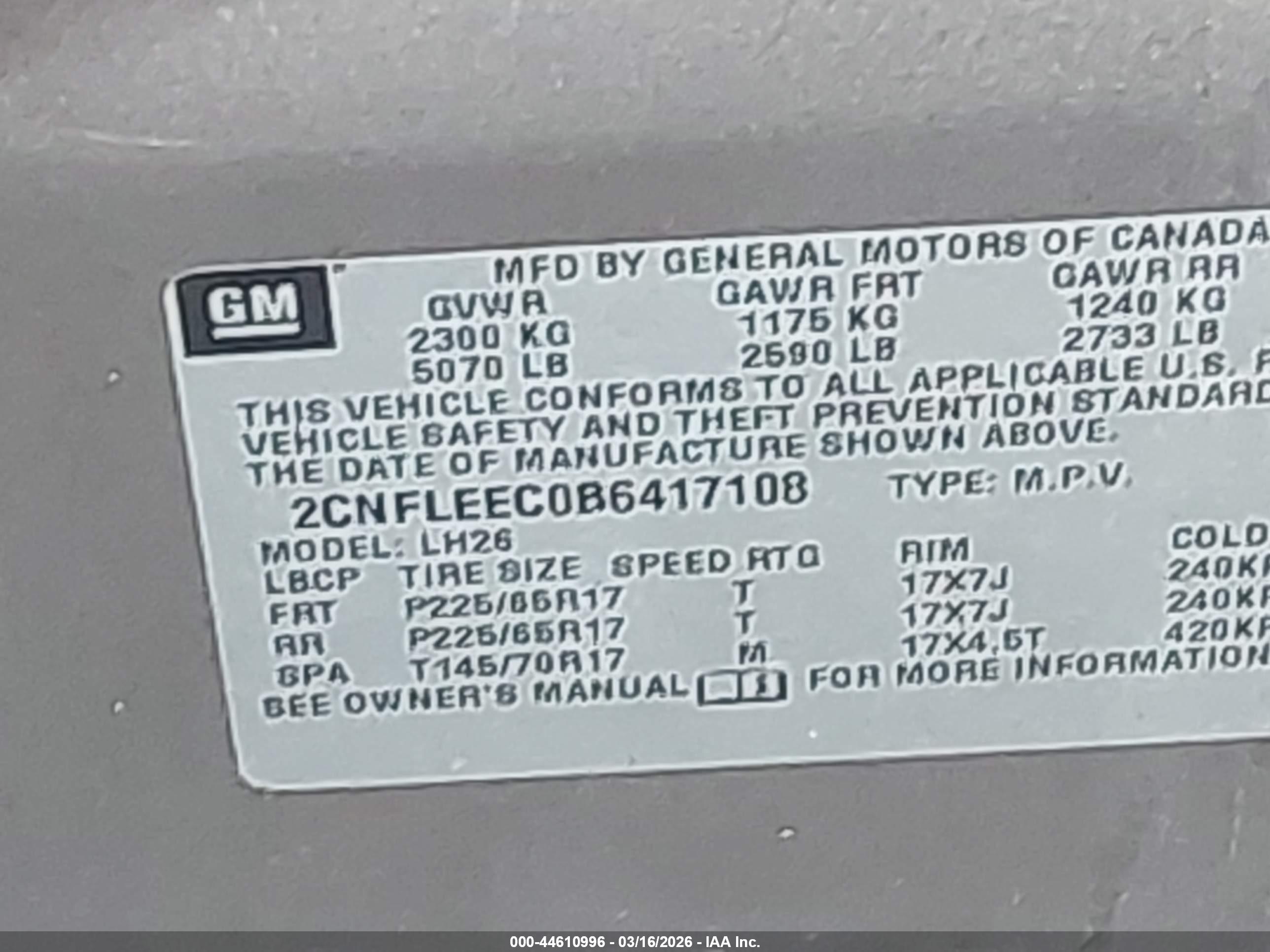 CHEVROLET EQUINOX image 9