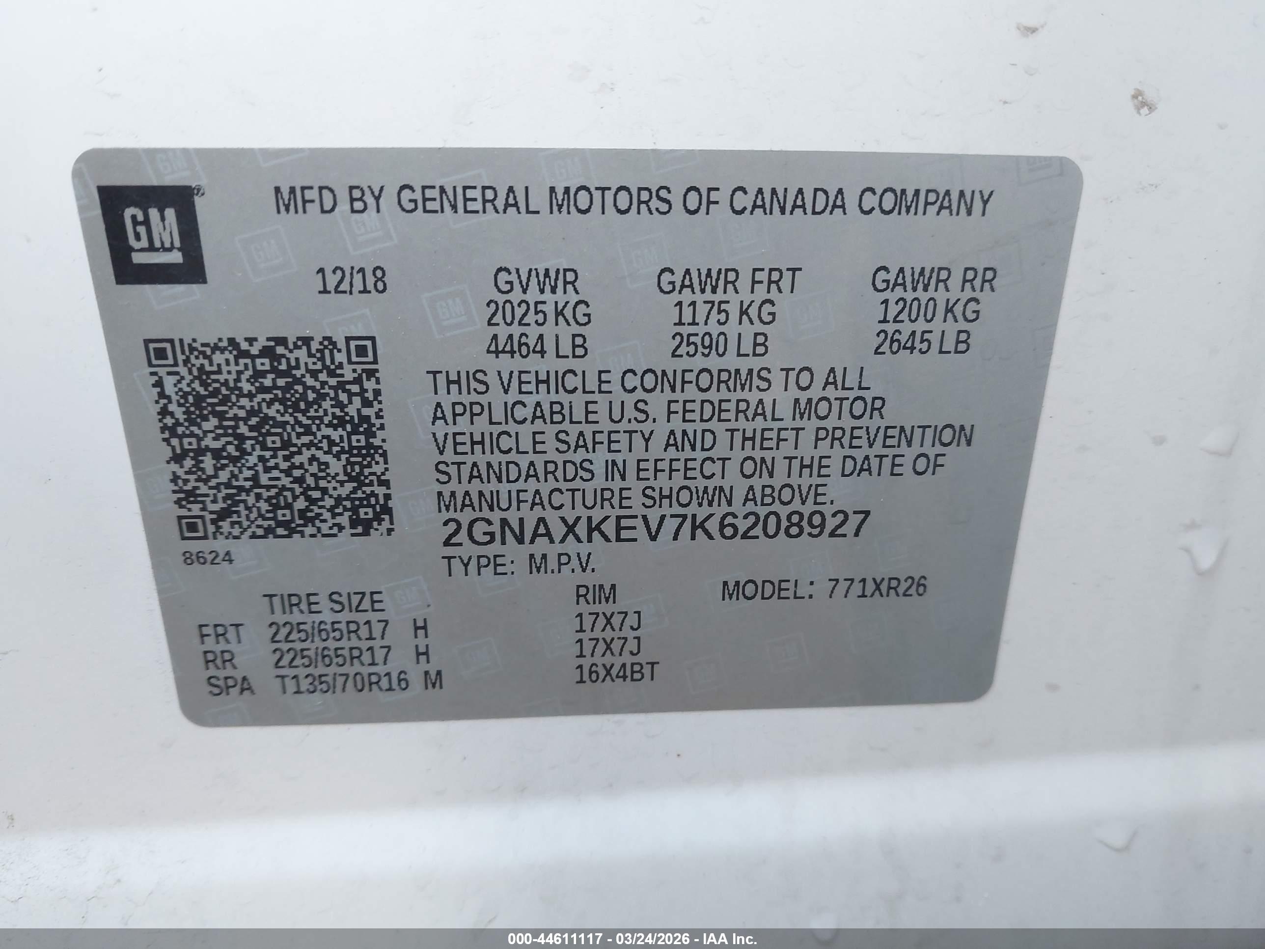 CHEVROLET EQUINOX image 9