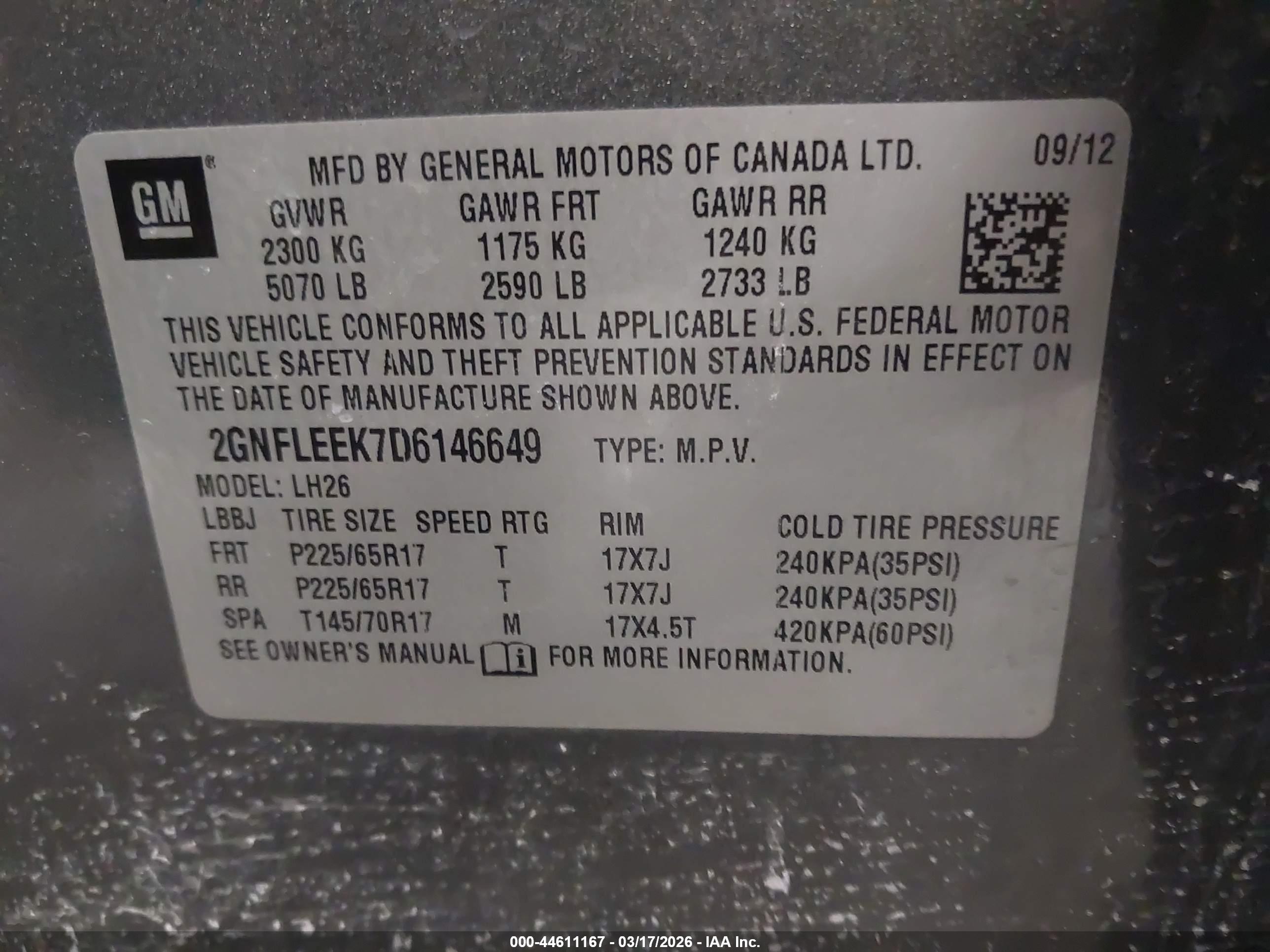 CHEVROLET EQUINOX image 9