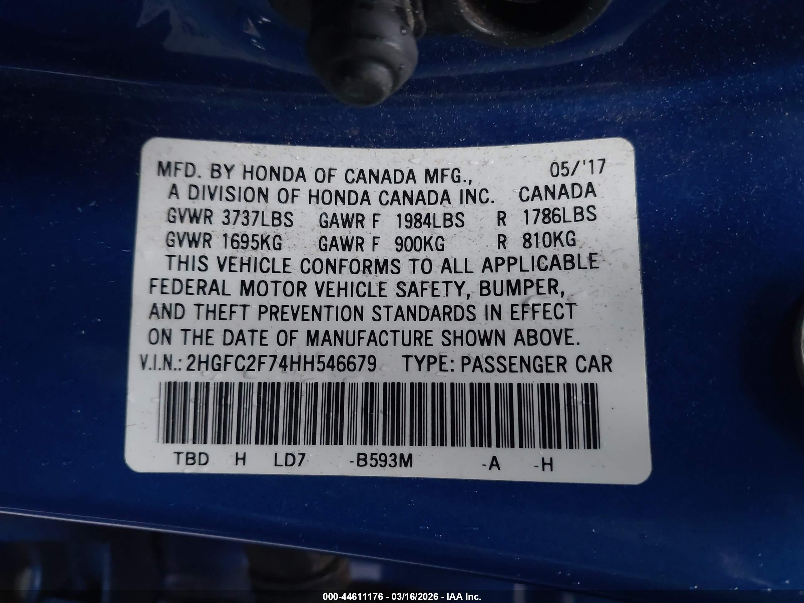 HONDA CIVIC image 9
