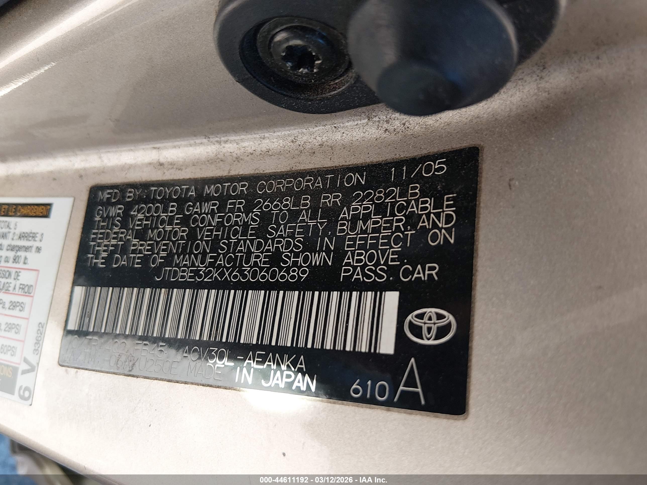 TOYOTA CAMRY image 9