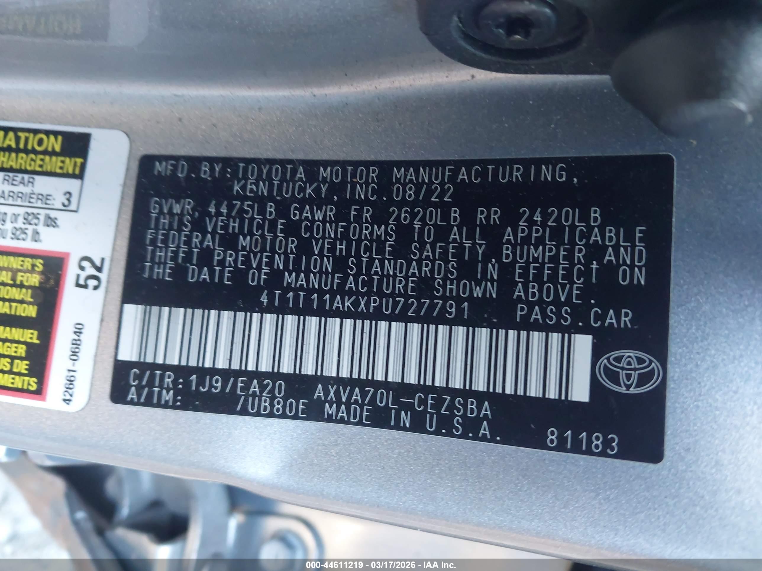 TOYOTA CAMRY image 9