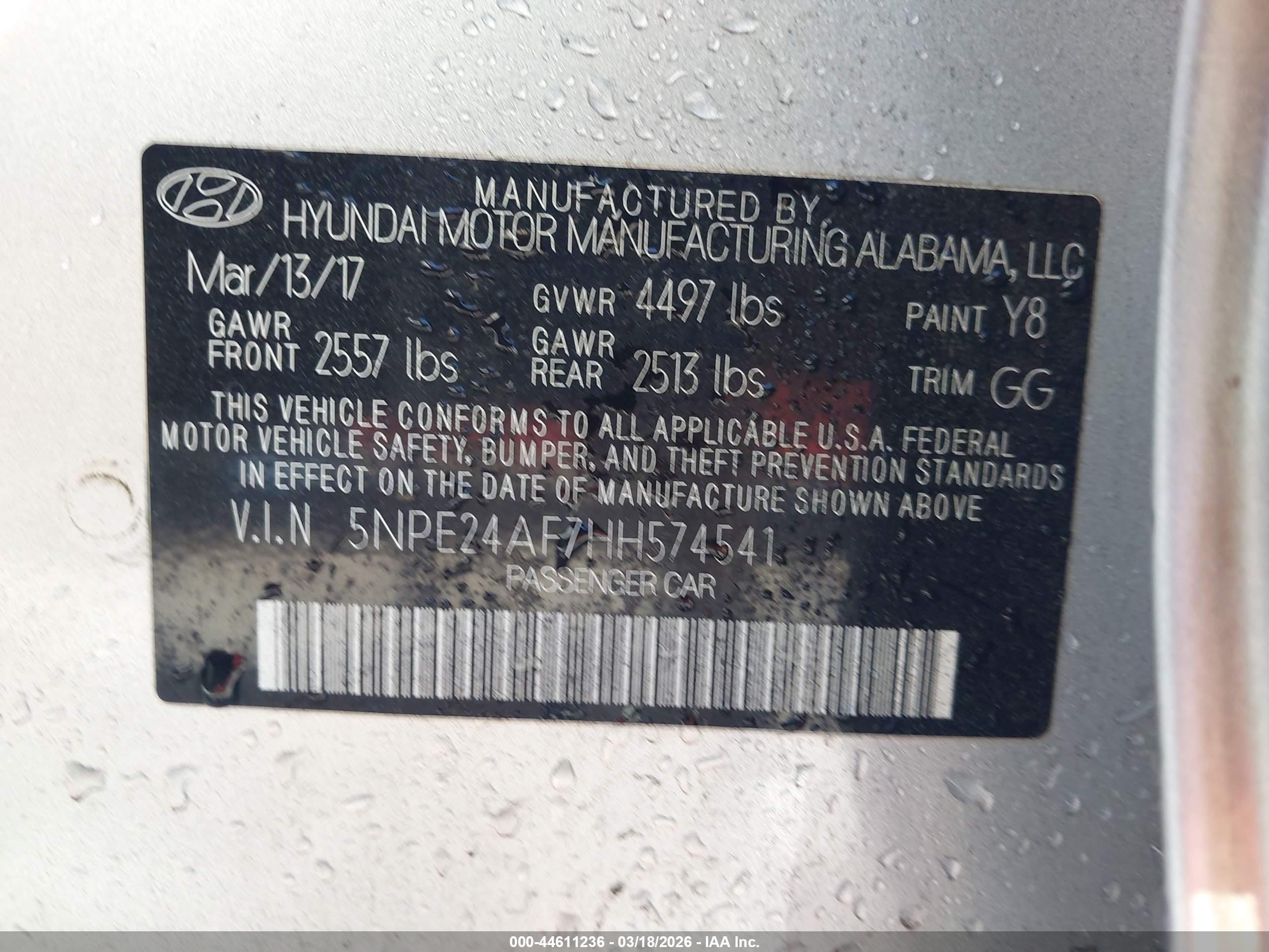 HYUNDAI SONATA image 9