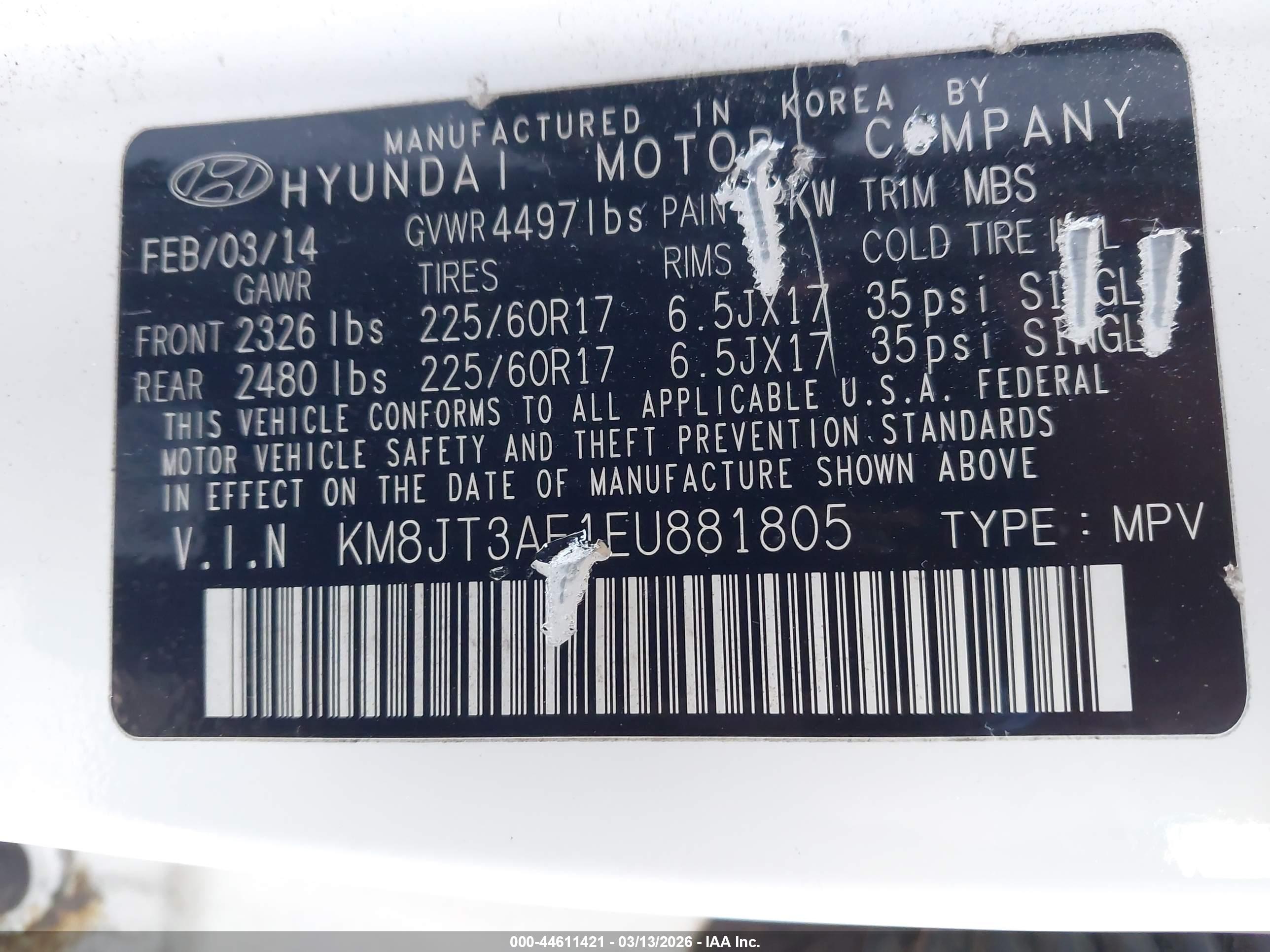 HYUNDAI TUCSON image 9