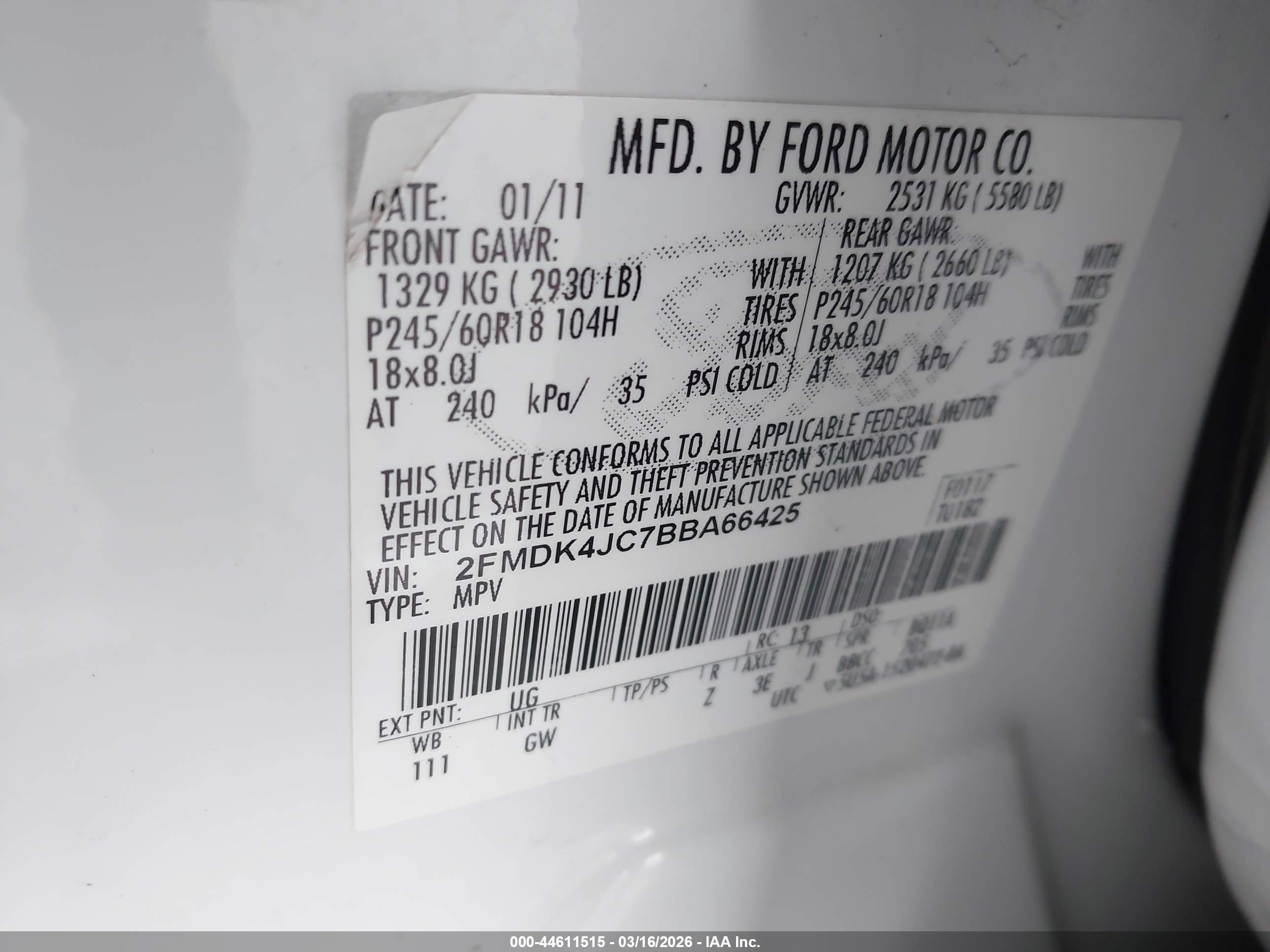 FORD EDGE image 9